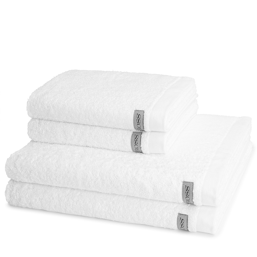 ROSS Handtuch-Set Sinfonie (4-teilig) Weiß Weiss