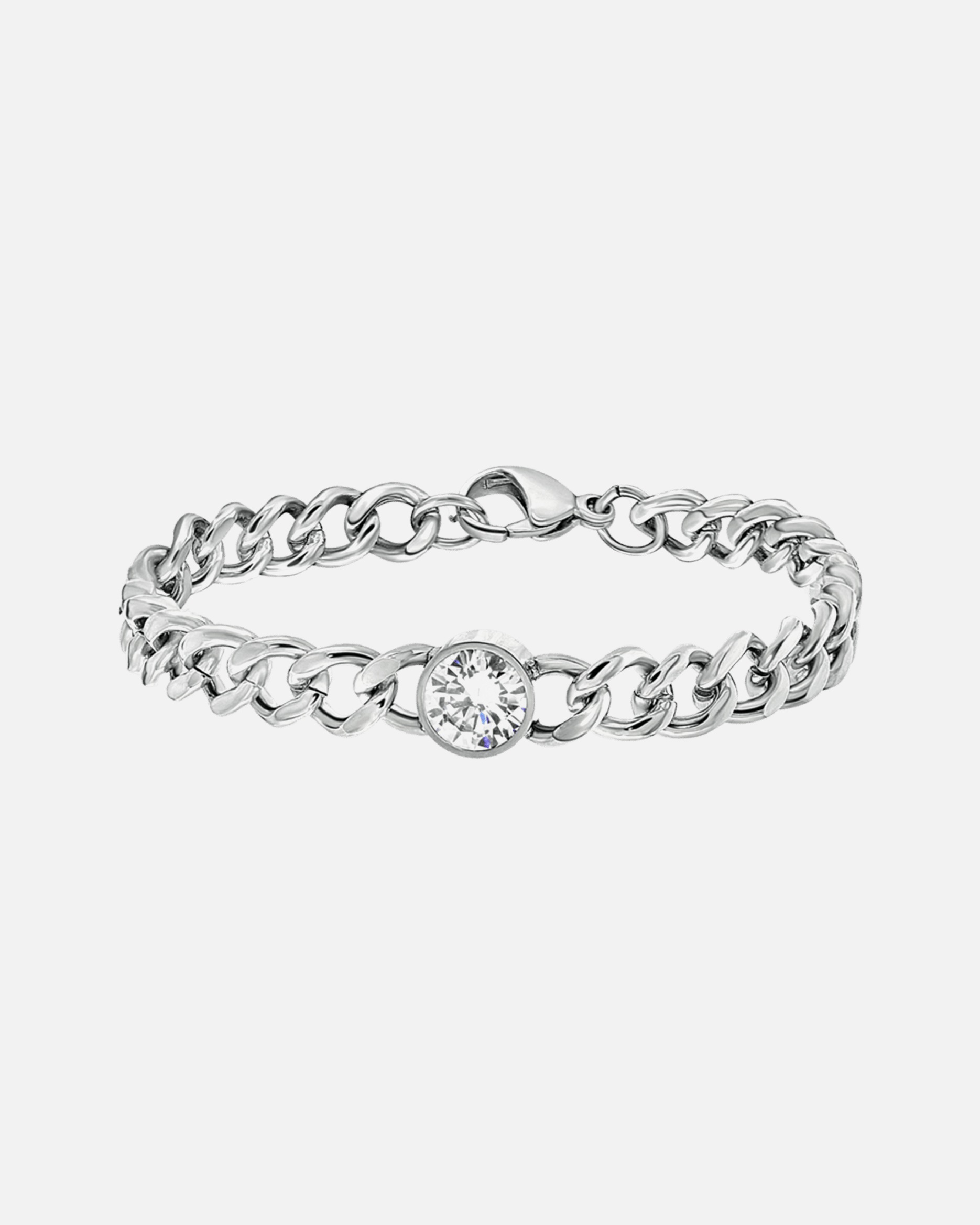 Armband für Weiblich Lucardi Armband Stahl Weiß