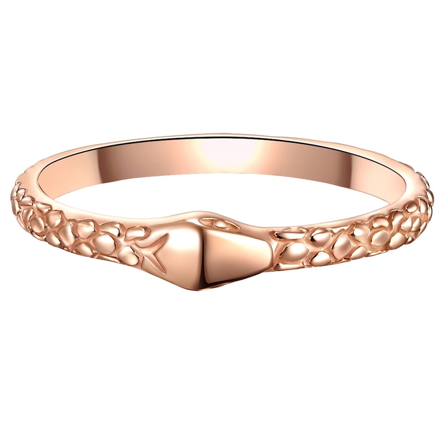 Glanzstücke München Ring Schlangenkopf Sterling Silber in Roségold 54 Damen