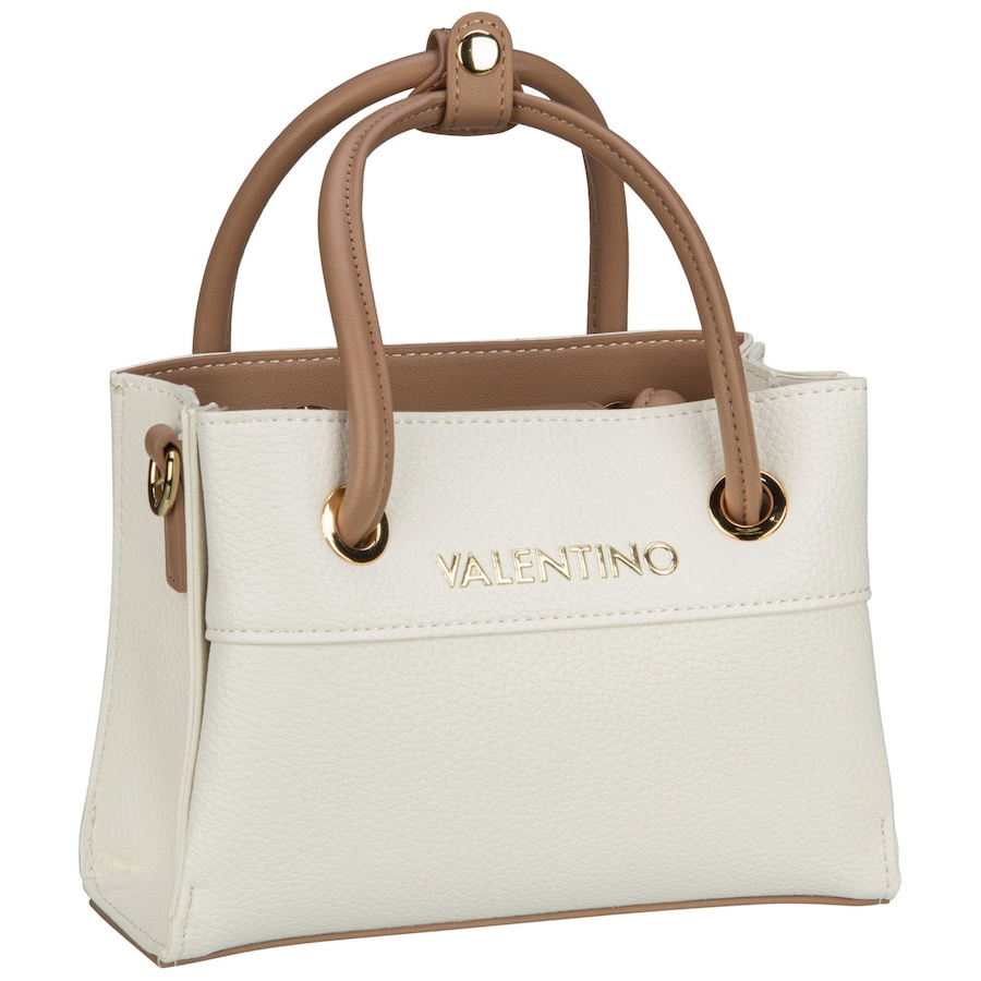 Valentino Bags Handtasche Alexia Shopping 805 Bianco/Cuoio Weiss Damen