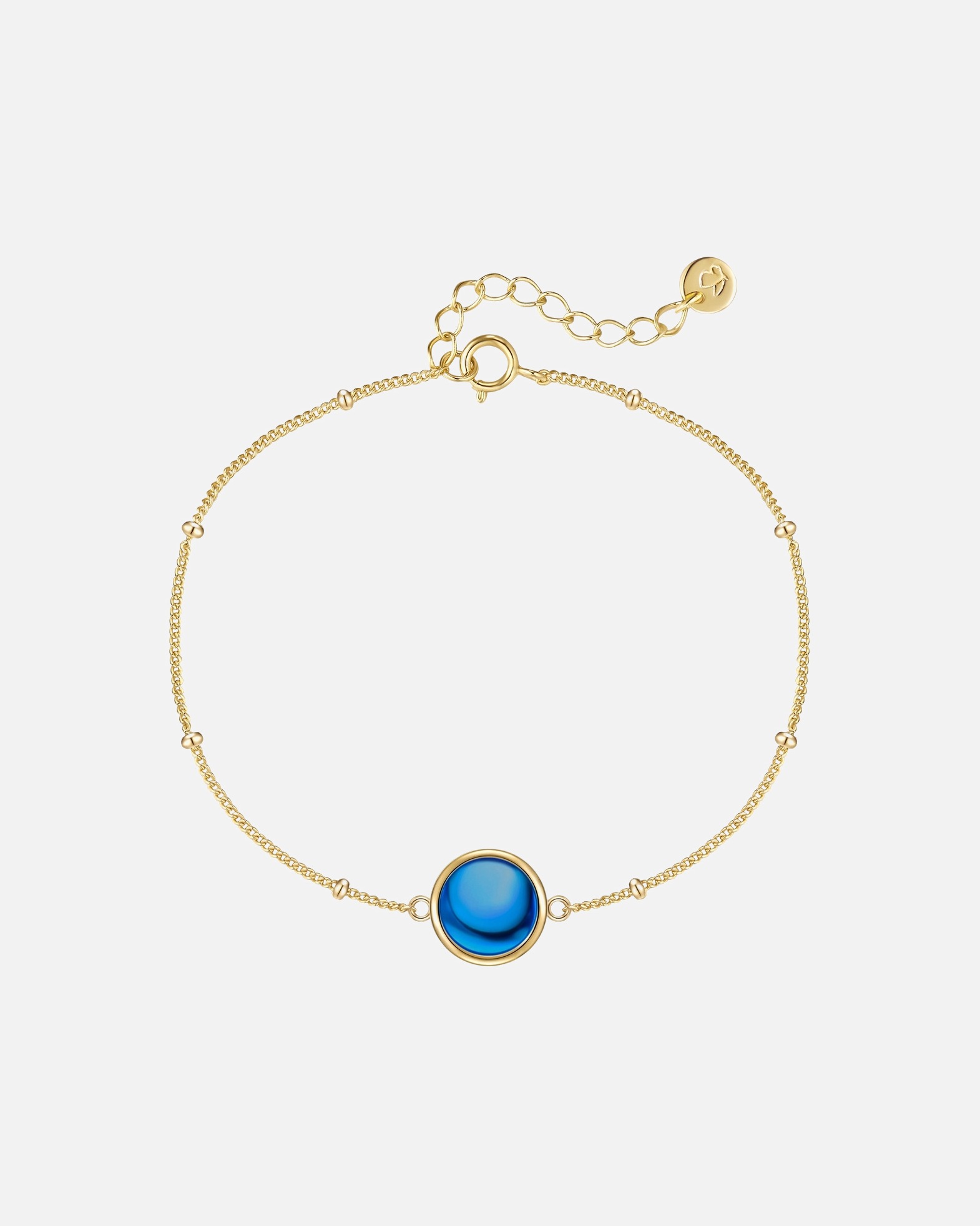 Armband für Weiblich Glanzstücke München Armband aus Sterling Silber in Gelbgold mit Zirkonia 17,0 cm Basislänge + 3,0 cm Verlängerung