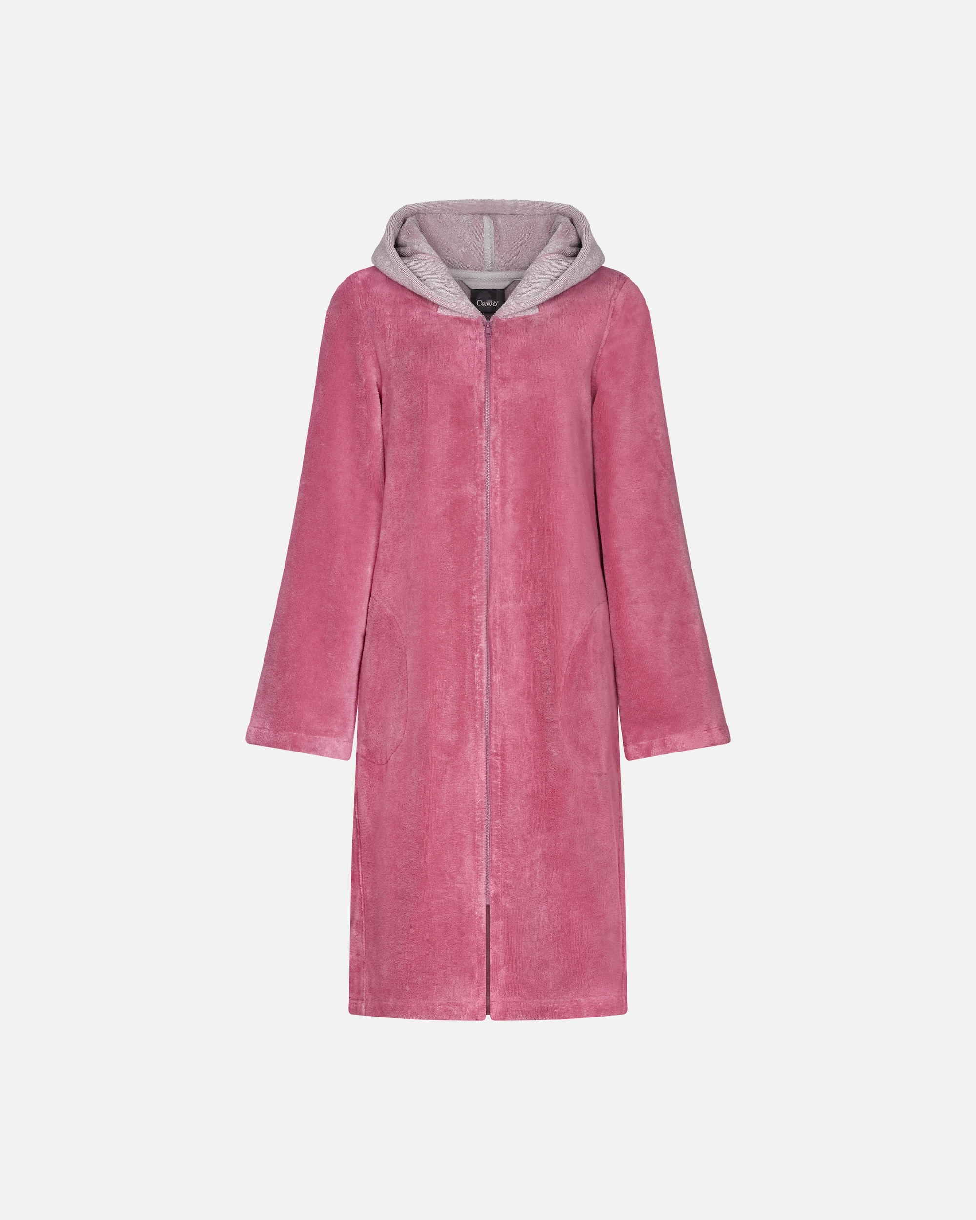Bademantel für Unisex Cawö Cawö Bademäntel Damen Kurzmantel mit Kapuze Kapuze 841 beere - 23 L