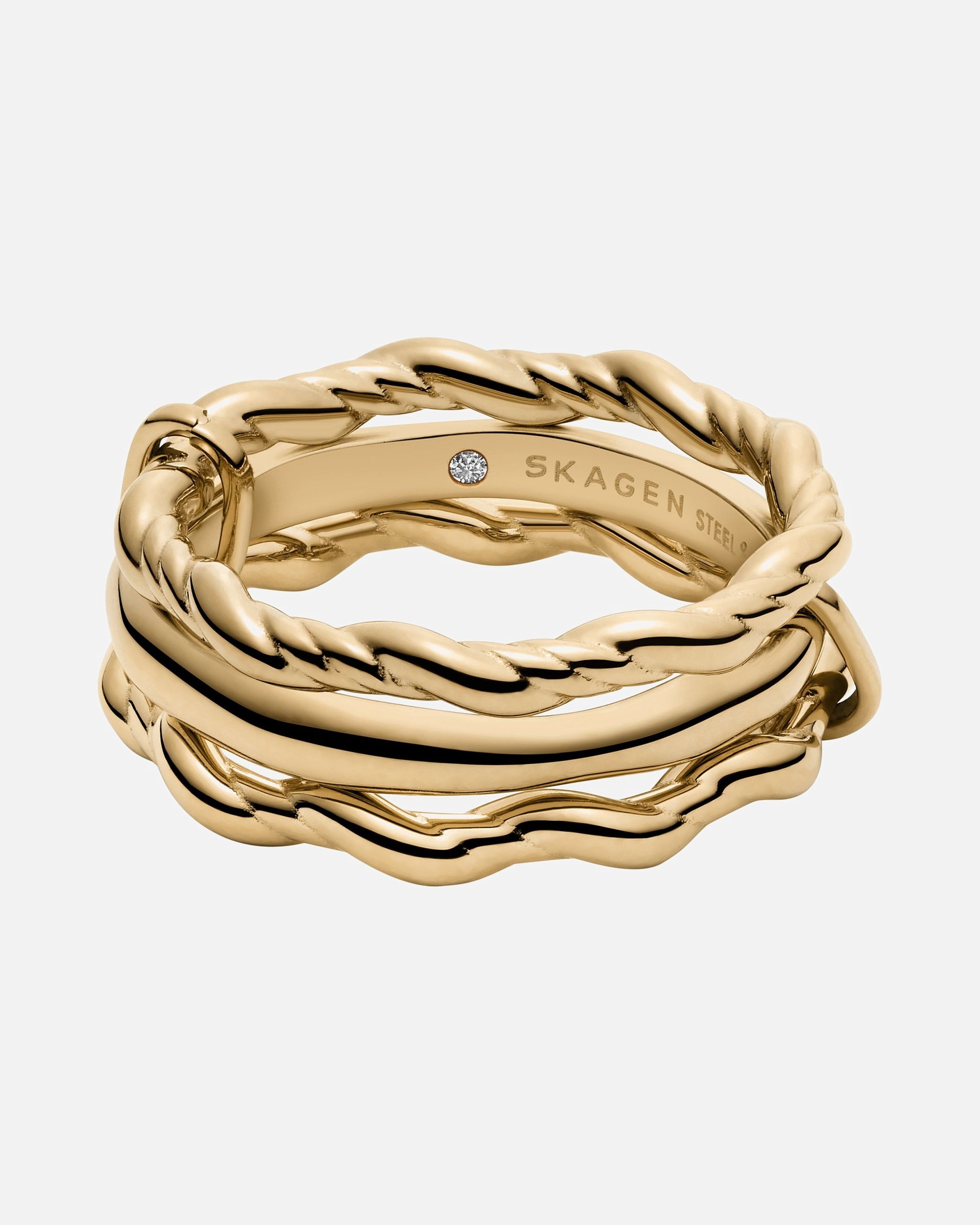 Ring für Weiblich Skagen Damenring Edelstahl 53