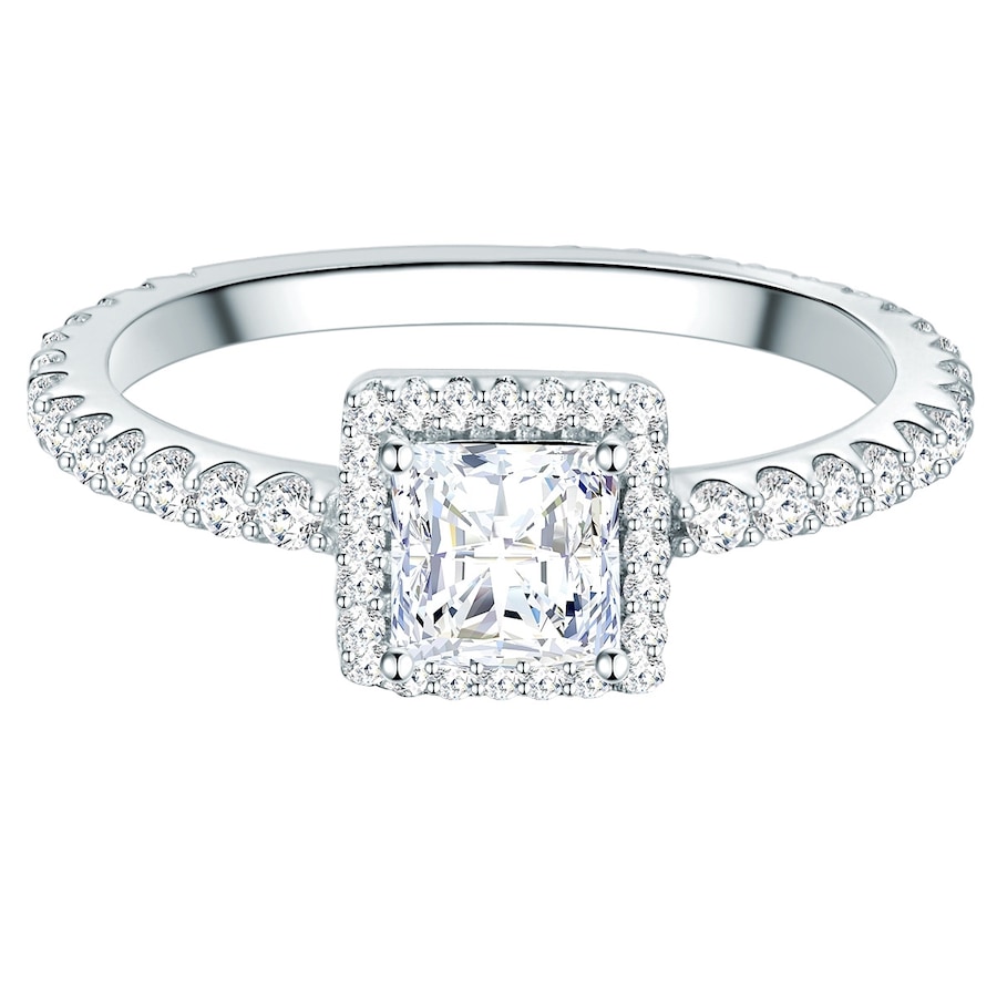 Trilani Ring aus Sterling Silber in silber mit Zirkonia 54 Damen