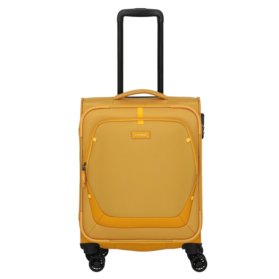 Travelite Umbria 4 Rollen Kabinentrolley S 55 cm Gelb Herren