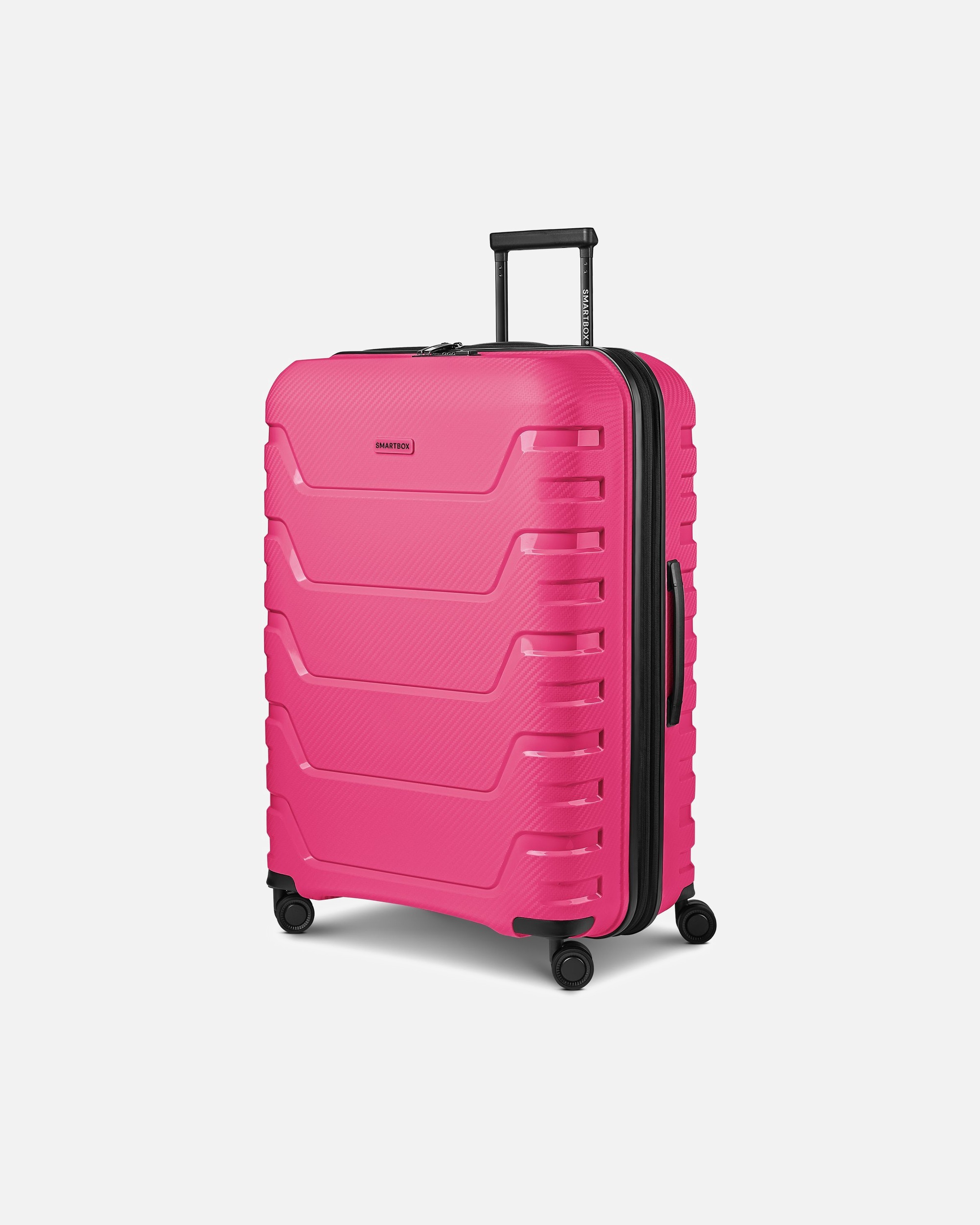 Trolley für Männlich Smartbox Default Brand Line Edition 01 4 Rollen Trolley 76 cm mit Dehnfalte pink