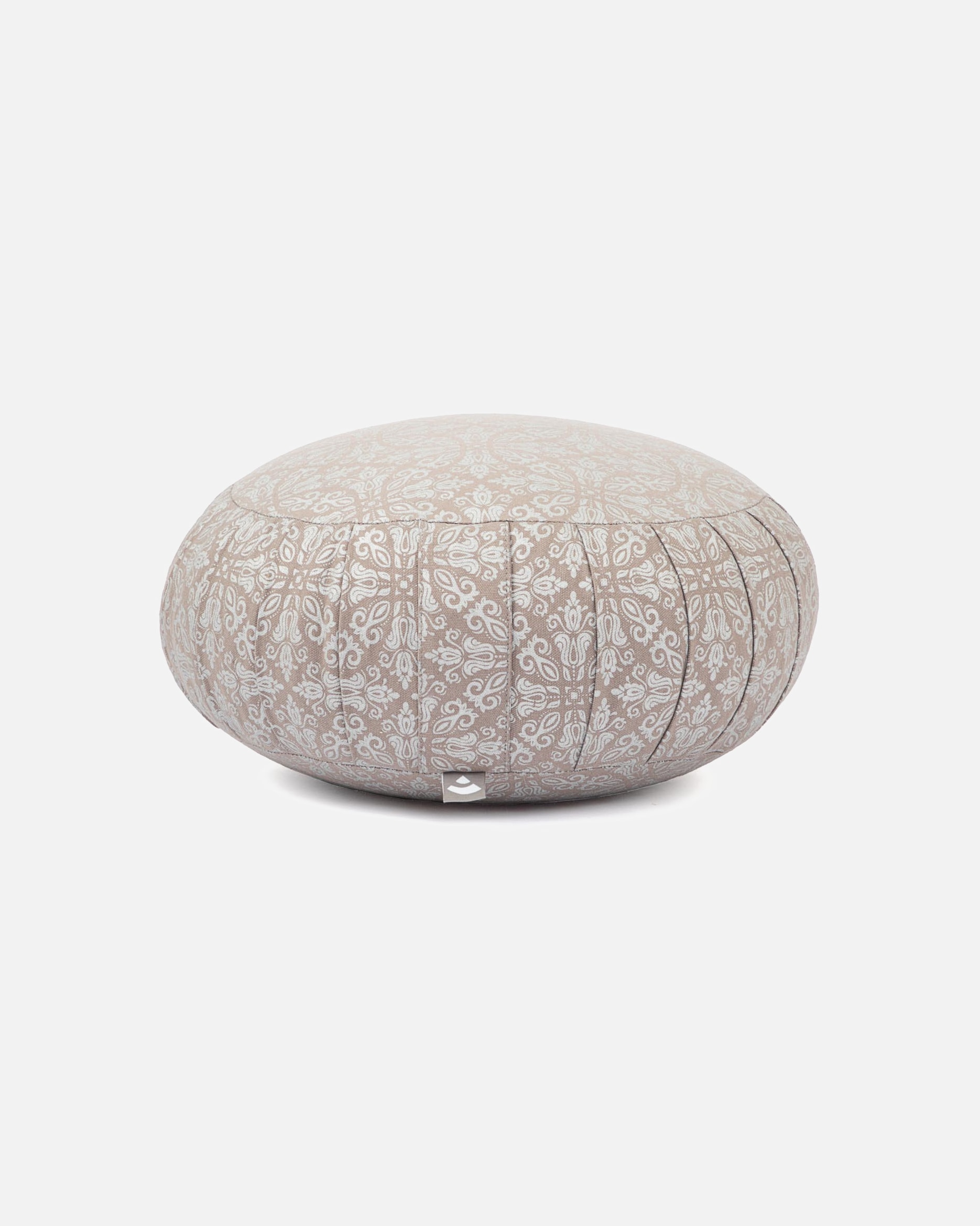 Yogazubehör für Unisex bodhi Maharaja Collection: Meditationskissen ZAFU Raja, taupe/silber