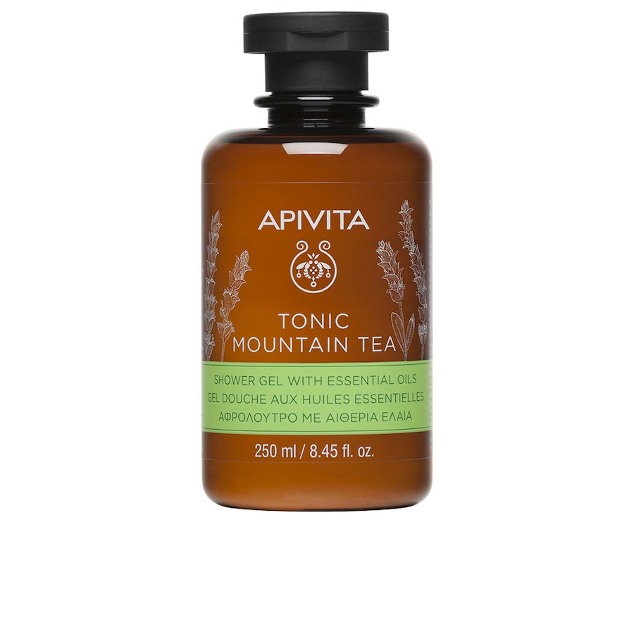 Apivita TONIC MOUNTAIN TEA Badegel mit Bergtee, Propolis und ätherischen Ölen 250 ml