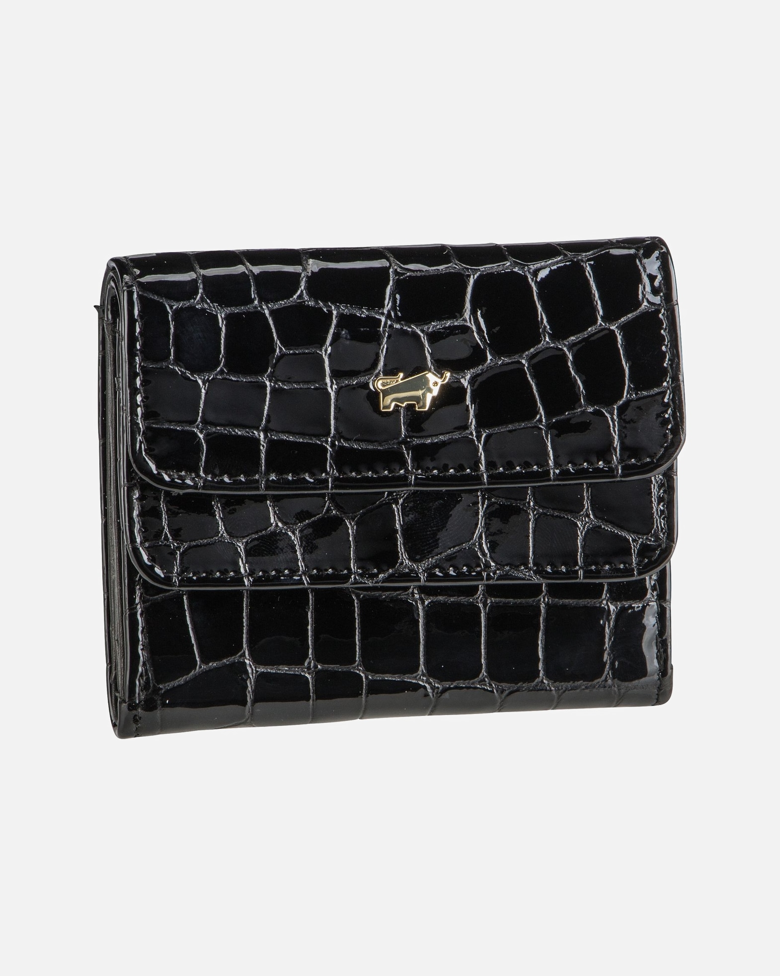 Portemonnaie für Weiblich Braun Büffel Geldbörse Verona Schwarz