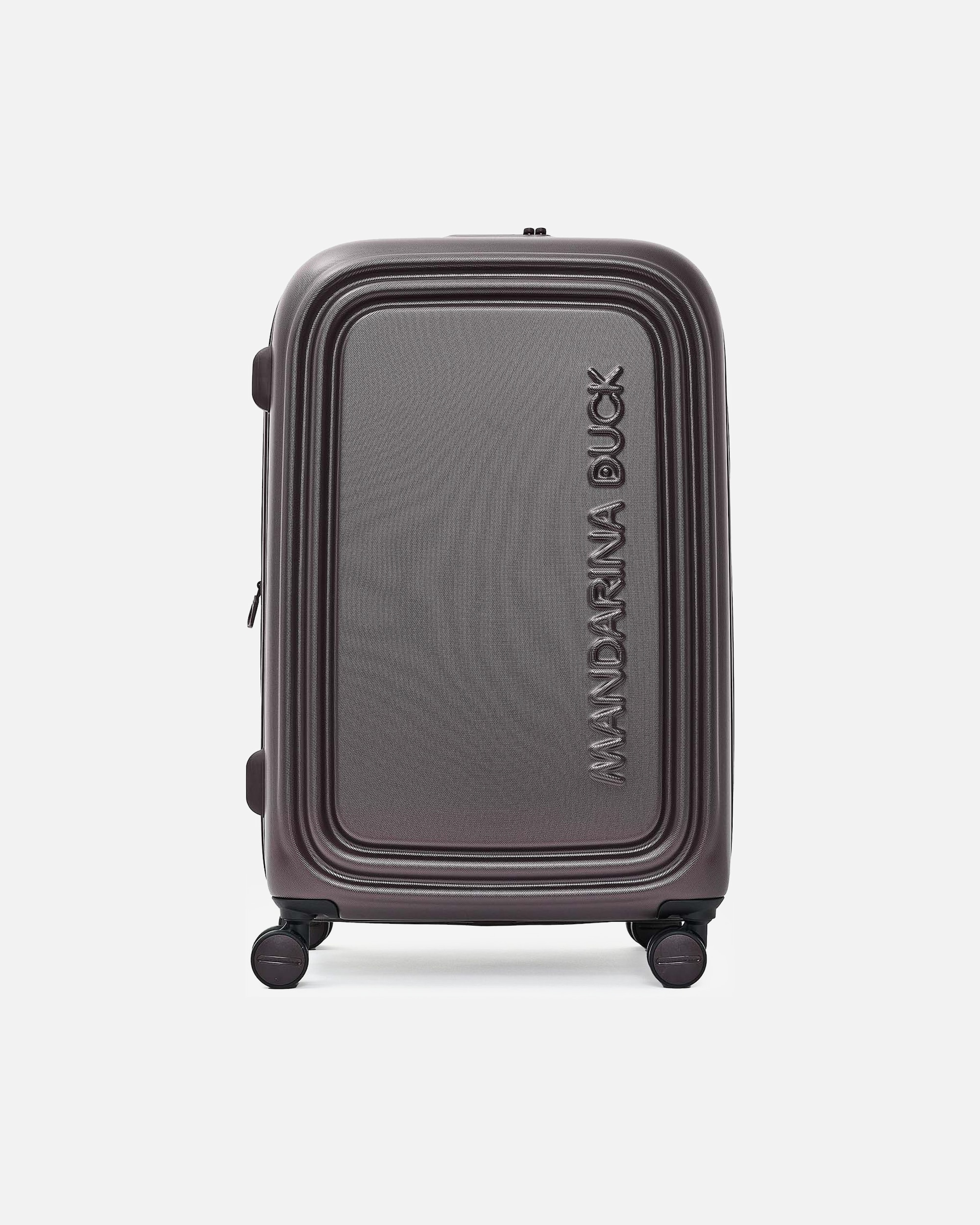 Koffer für Männlich Mandarina Duck Logoduck 4-Rollen Trolley 69 cm choco ice