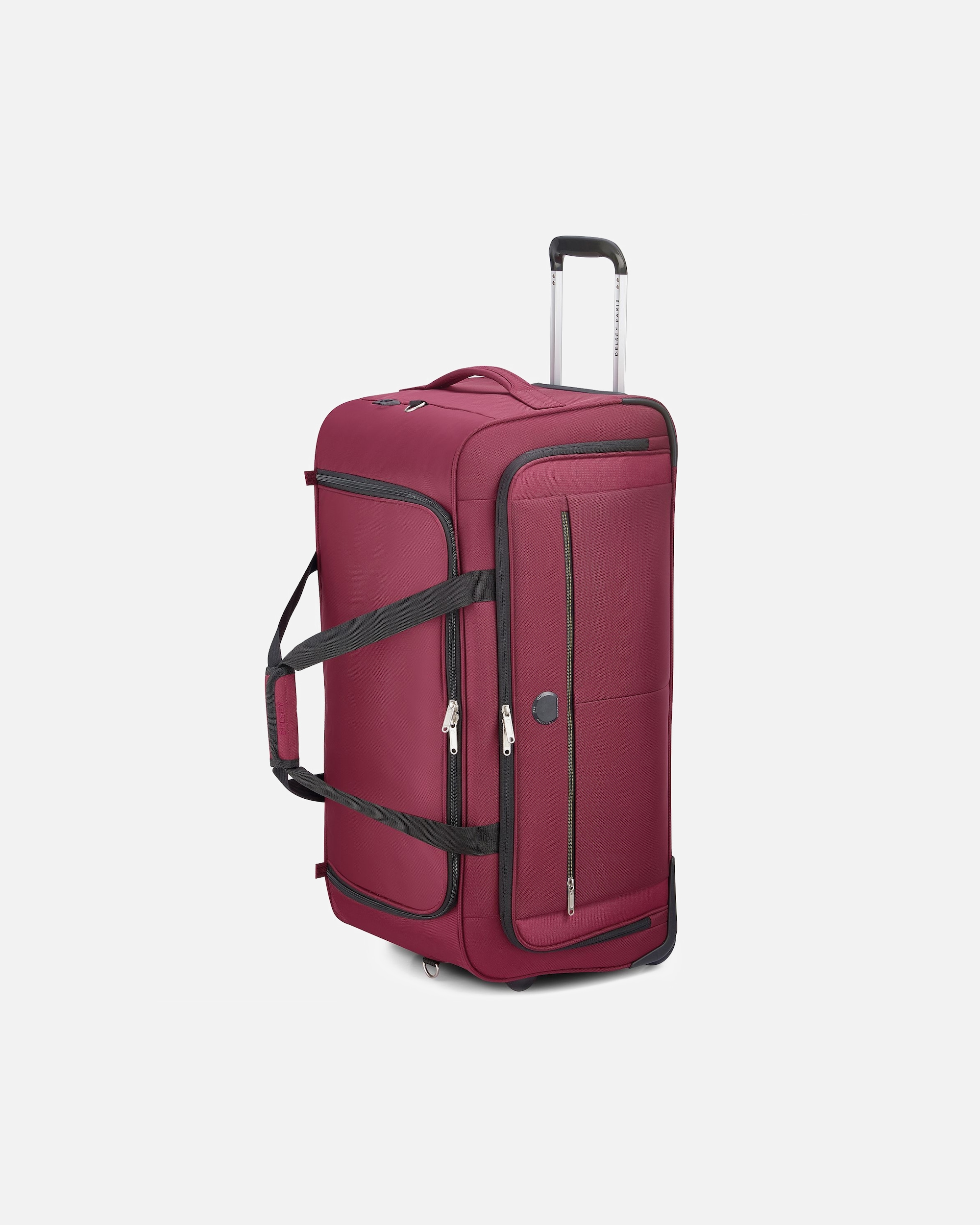 Tasche für Männlich Delsey Paris Pin Up 2 Rollen Reisetasche 74 cm bordeaux rot