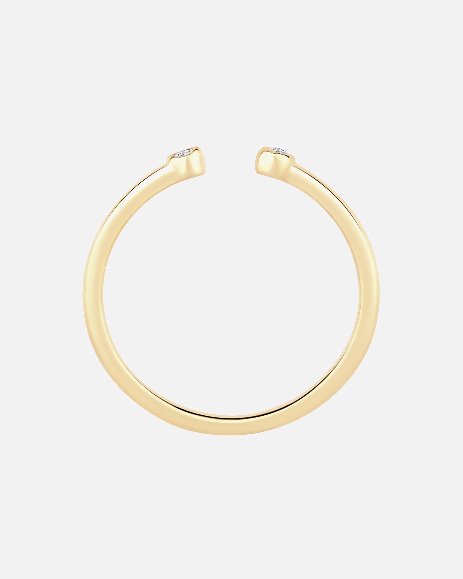 Ring für Weiblich Glanzstücke München Ring aus Sterling Silber in gelbgold mit Topas 54