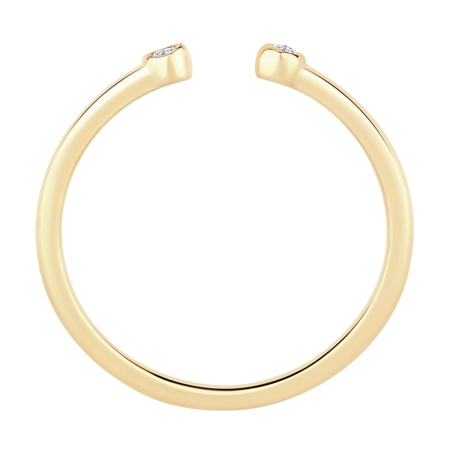 Glanzstücke München Ring aus Sterling Silber in gelbgold mit Topas 60 Damen