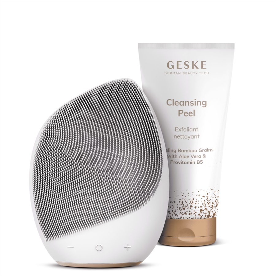 GESKE Sonic Facial Brush | 5 in 1 Farbe: Starlight + Gratis Kosmetik