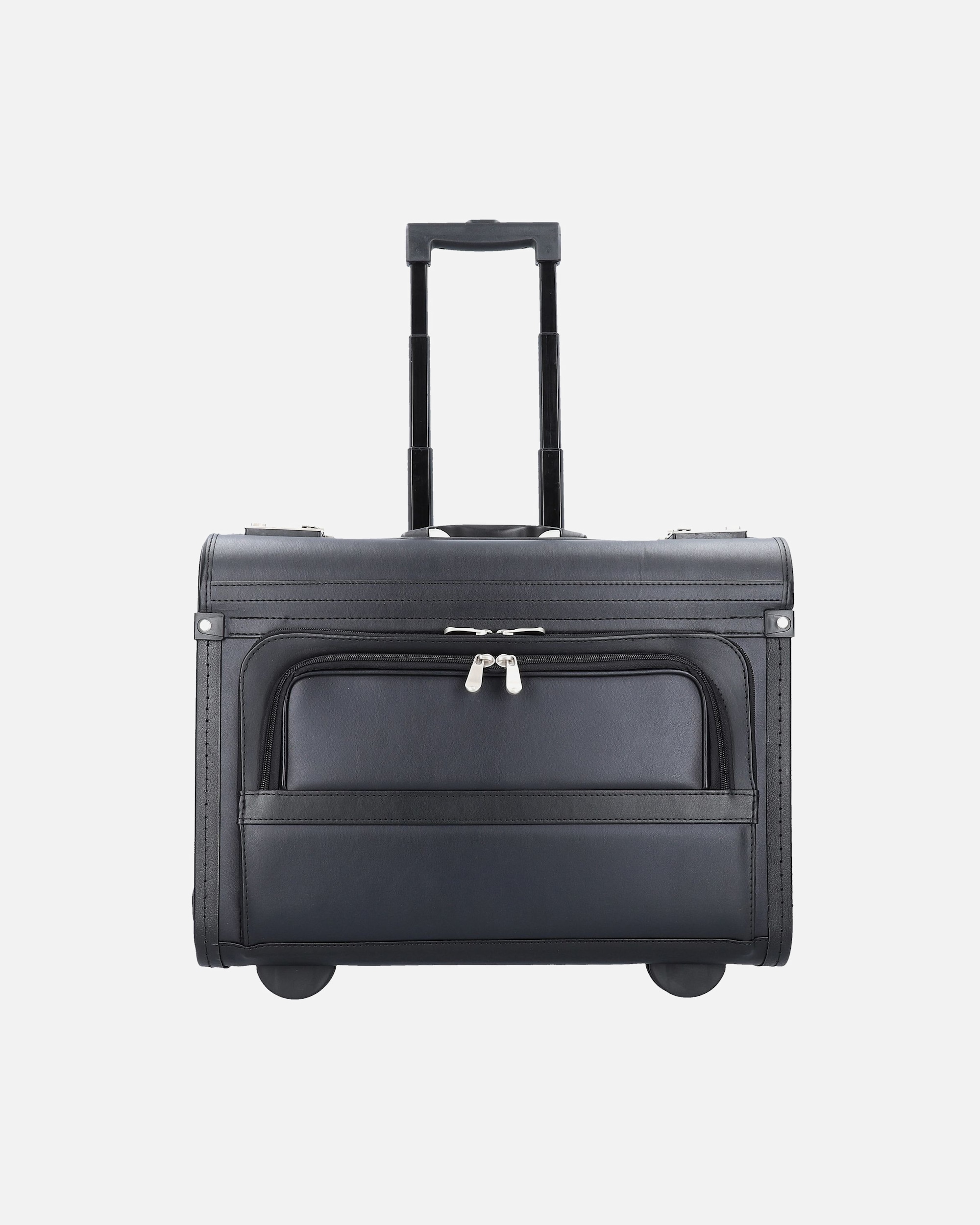 Trolley für Männlich Dermata Pilotenkoffer Trolley 48 cm Laptopfach schwarz