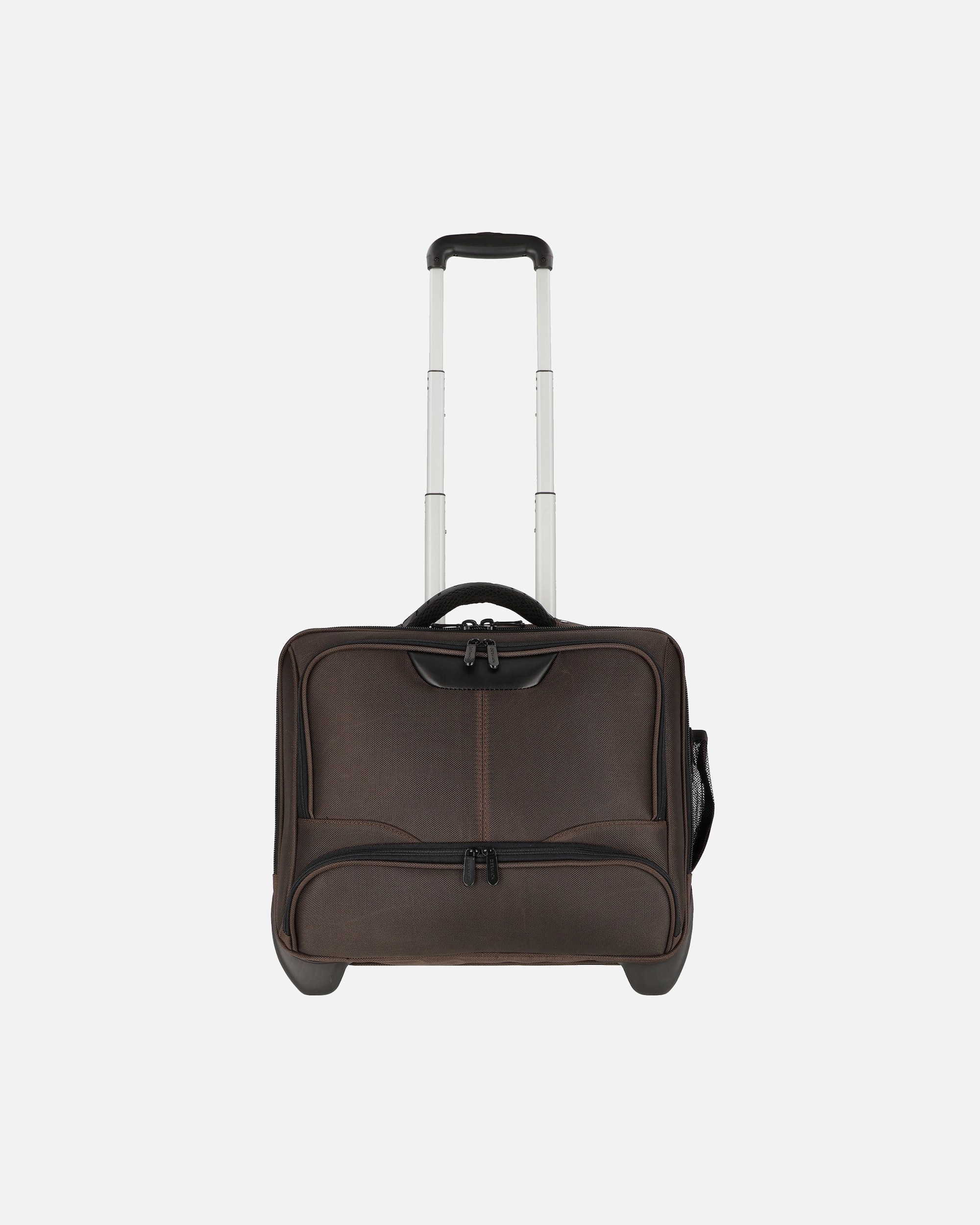 Koffer für Männlich Dermata 2 Rollen Businesstrolley 41 cm Laptopfach braun
