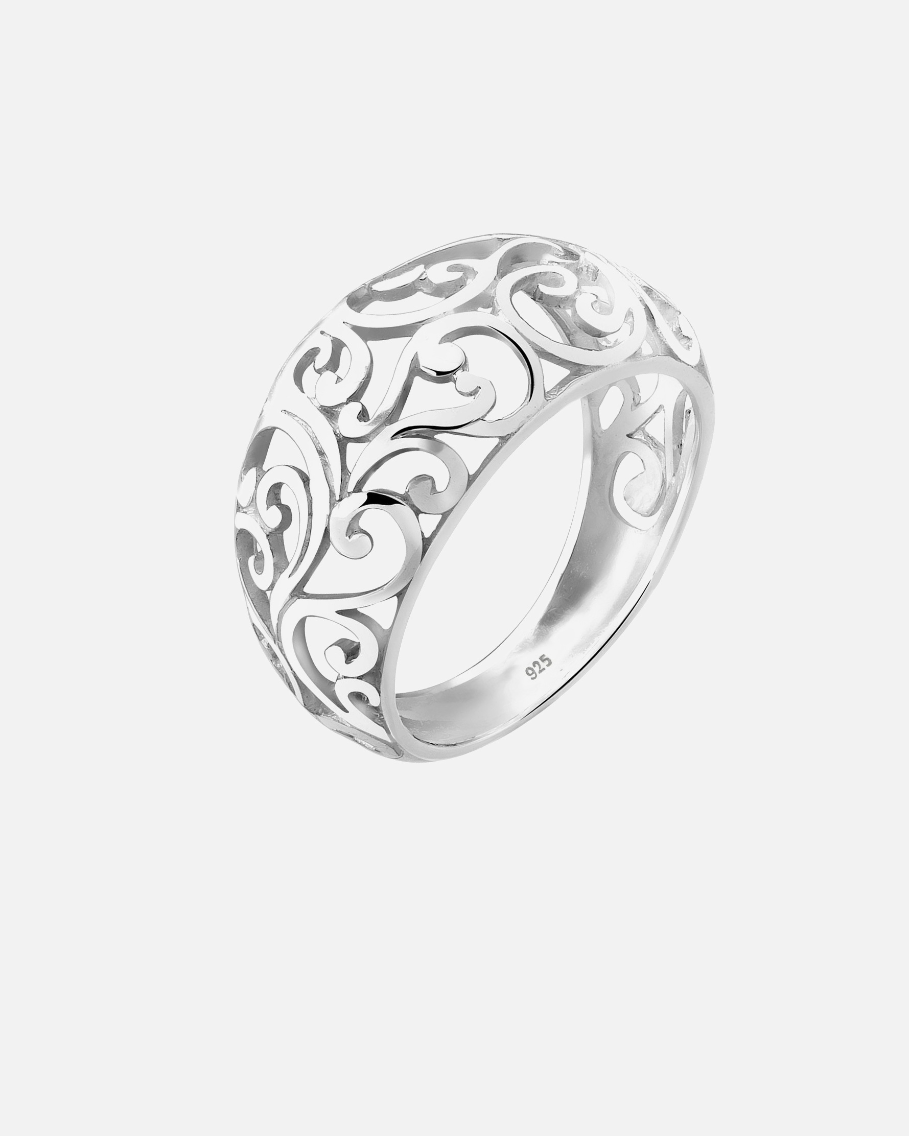 Ring für Weiblich Elli Ornament Floral Emaille 925er Sterling Silber 58