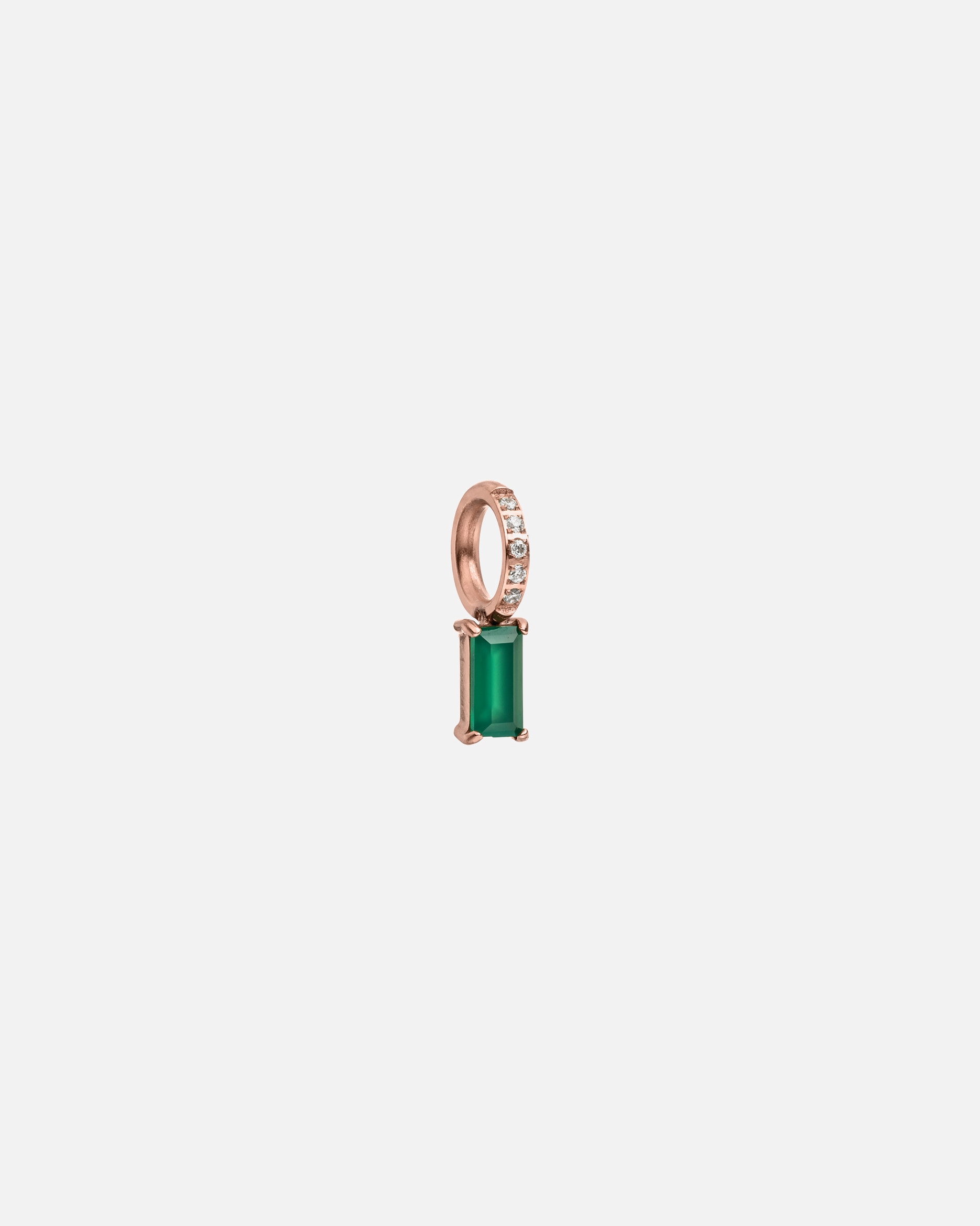 Schmuckanhänger für Unisex Purelei Geburtsstein Mai Chrysopras Charm 100% Edelstahl Rosegold