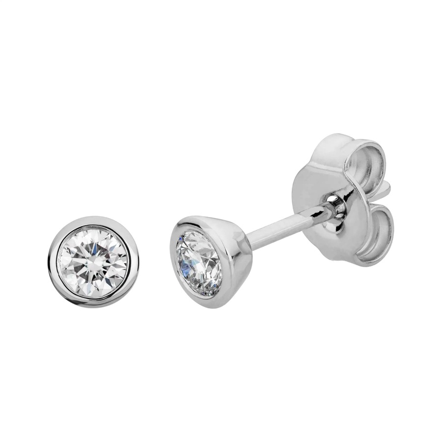 Lyomi Ohrstecker 585/- Gold Diamant Lab Grown weiß 0,25ct. Damen
