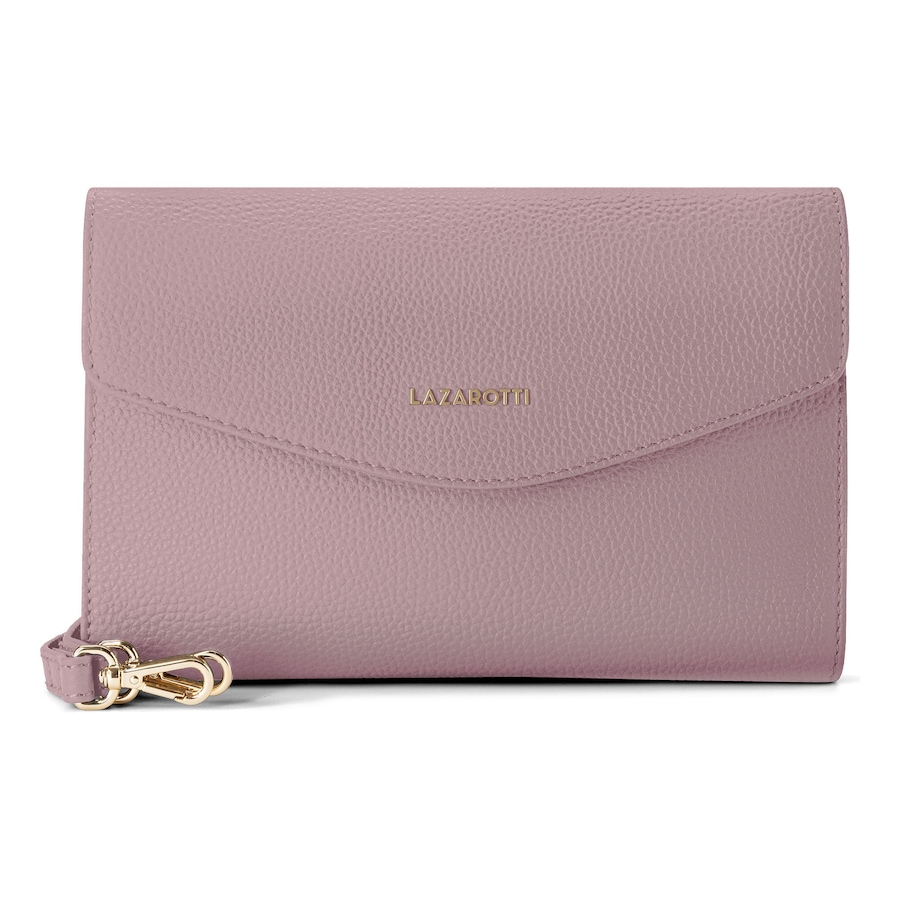 Lazarotti Bologna Leather Clutch rose Silber Damen