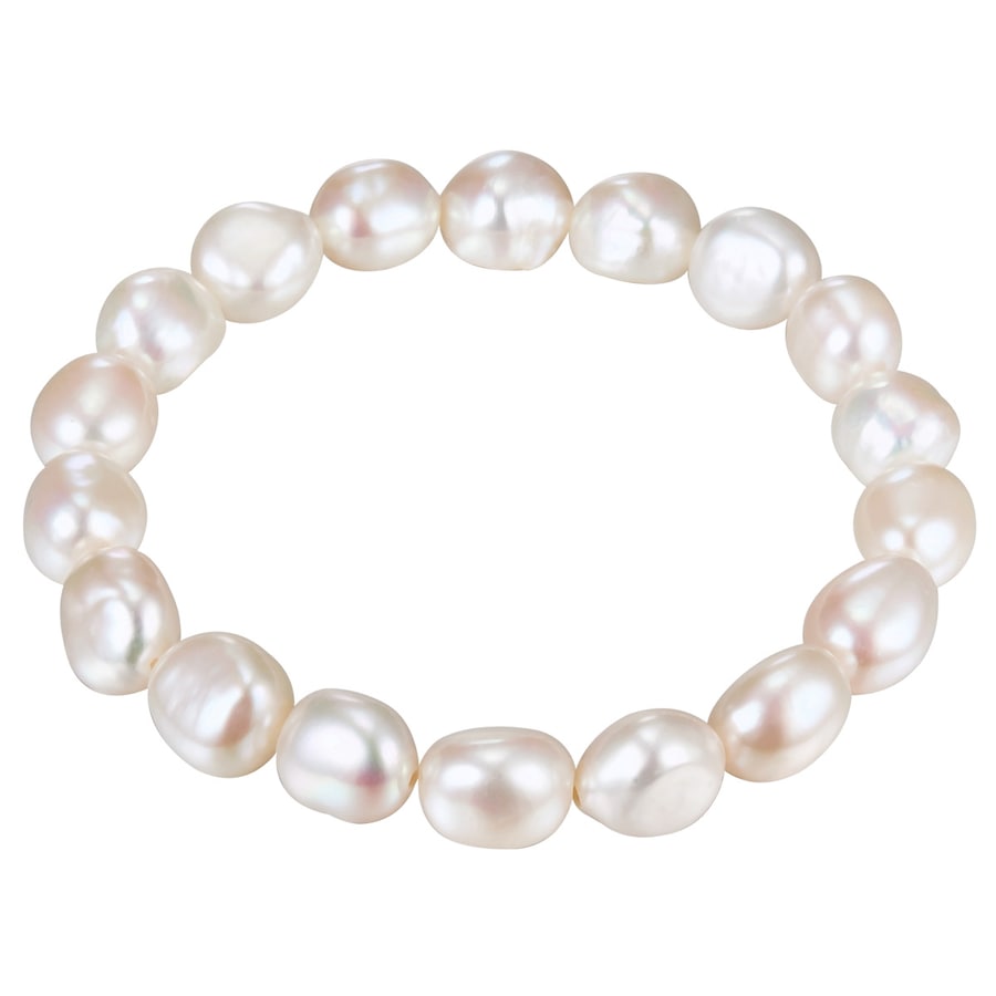 Valero Pearls Perlen-Armband aus Süßwasser-Zuchtperle in weiß 20,0 cm Damen