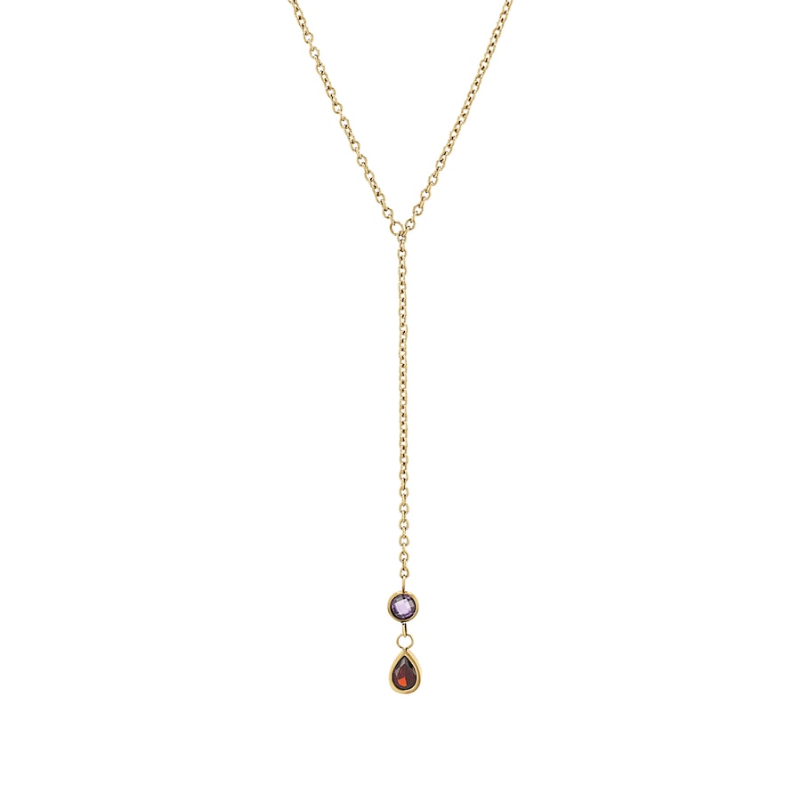 amor Kette mit Anhänger Rot Damen