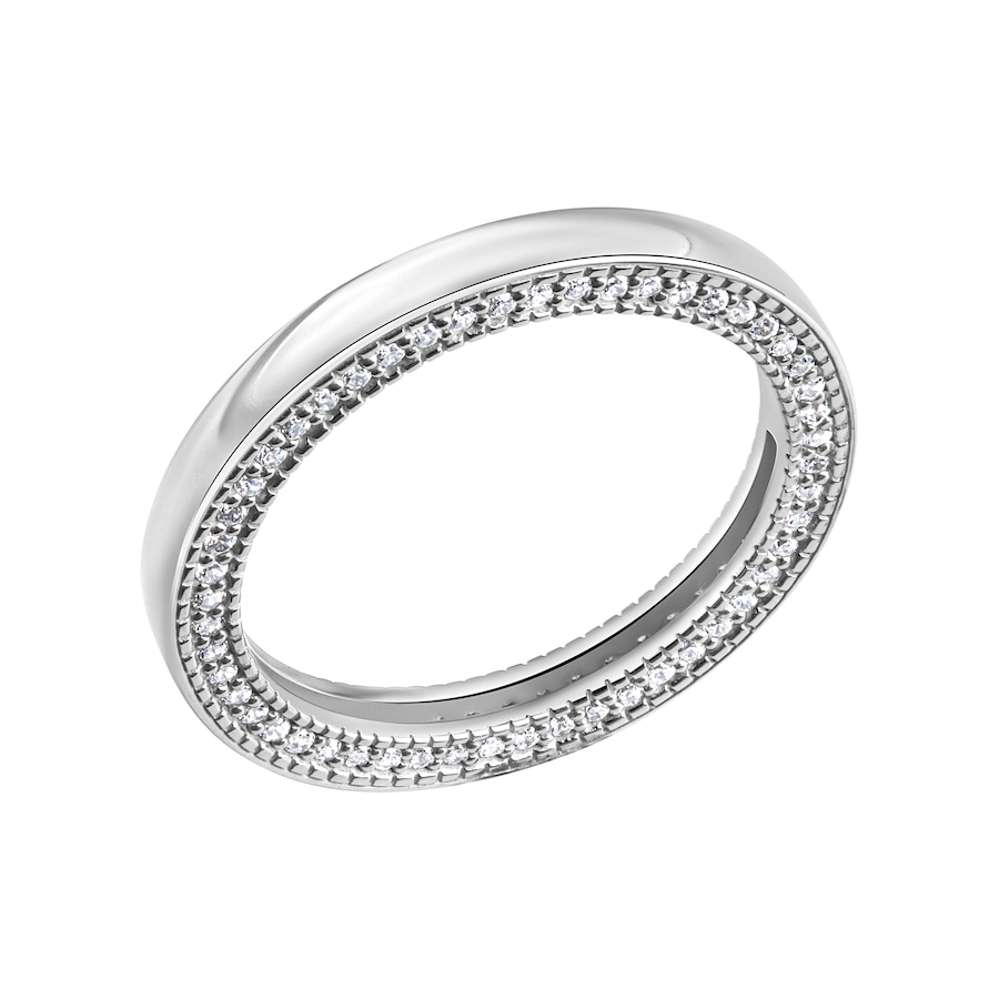 Celesta Ring 925/- Sterling Silber Zirkonia weiß 060 (19,1) Weiss Damen