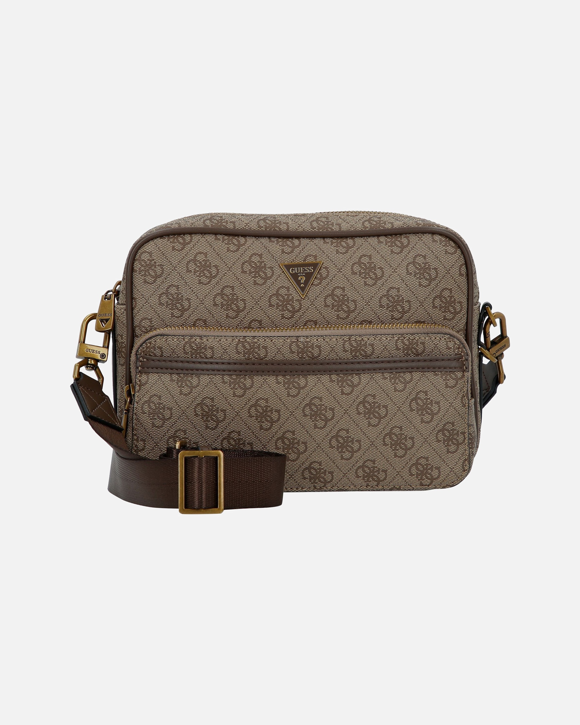 Tasche für Männlich Guess Milano Umhängetasche beige-brown