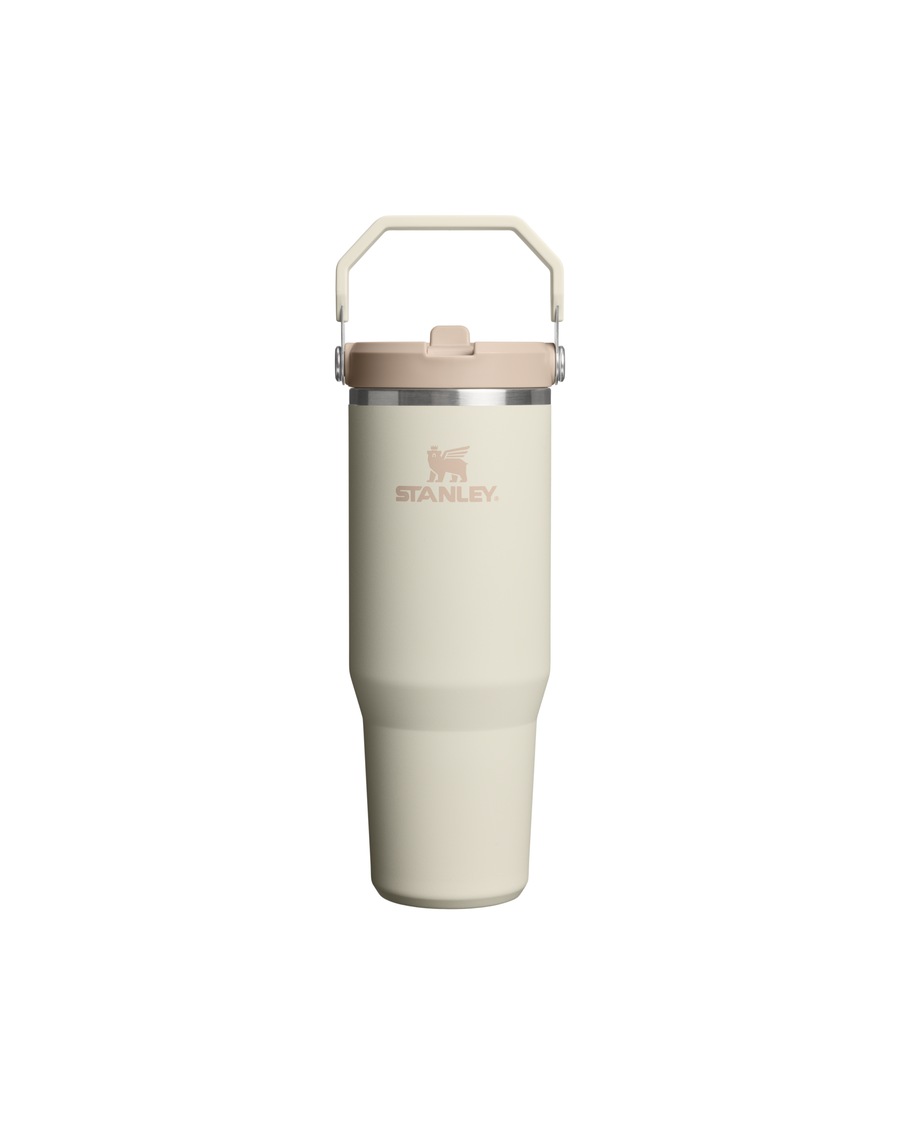 Stanley 1913 Thermobecher - 0,89L ICEFLOW FLIP STRAW BOTTLE 2.0 Cream Silber