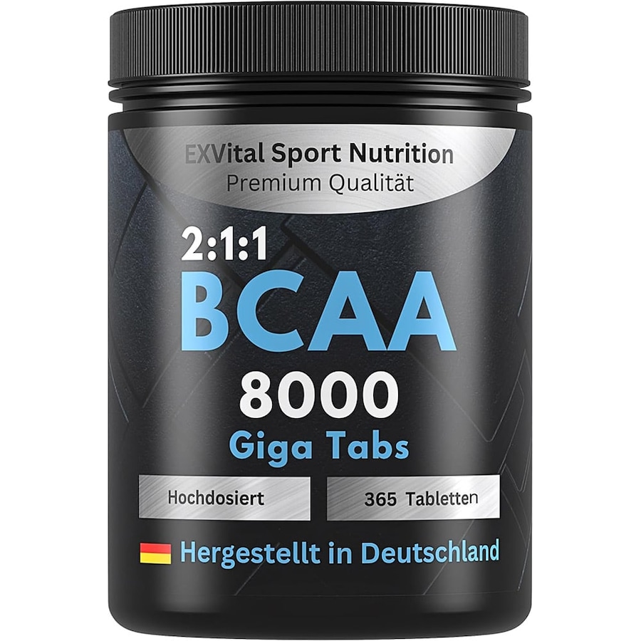 EXVital BCAA 8000 Giga, Tabletten Amino Komplex 401 g