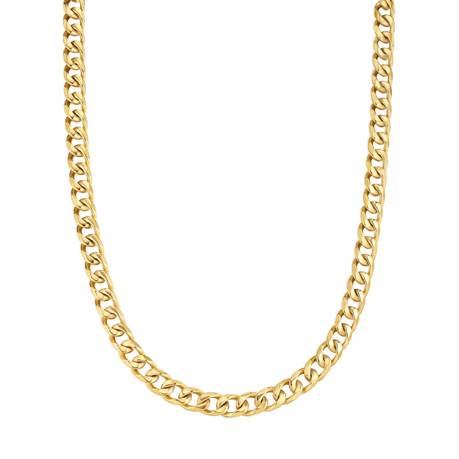 True Rebels Halskette aus Edelstahl in gelbgold 50 cm Herren