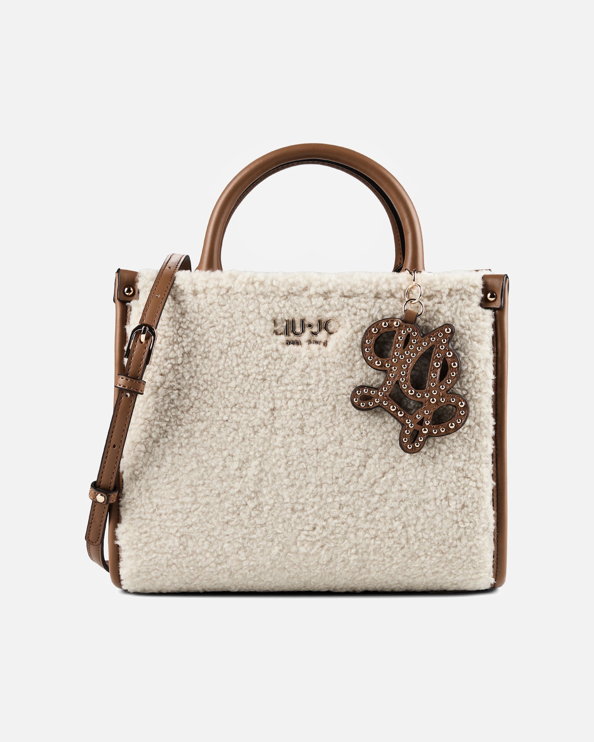 Tasche für Weiblich Liu Jo Ridhi Henkeltasche cream