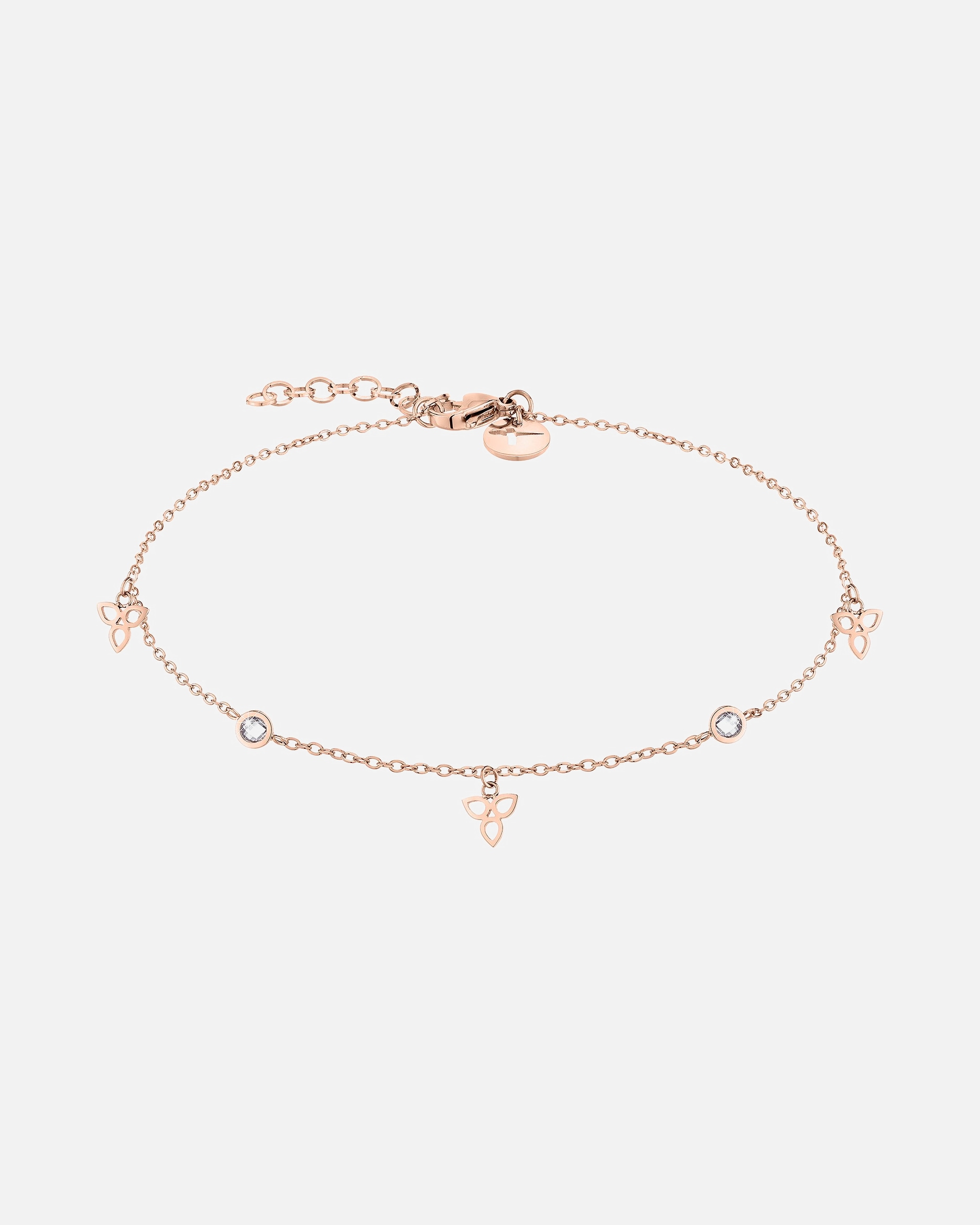 Fußschmuck für Weiblich Tamaris Fußkette Edelstahl roségold