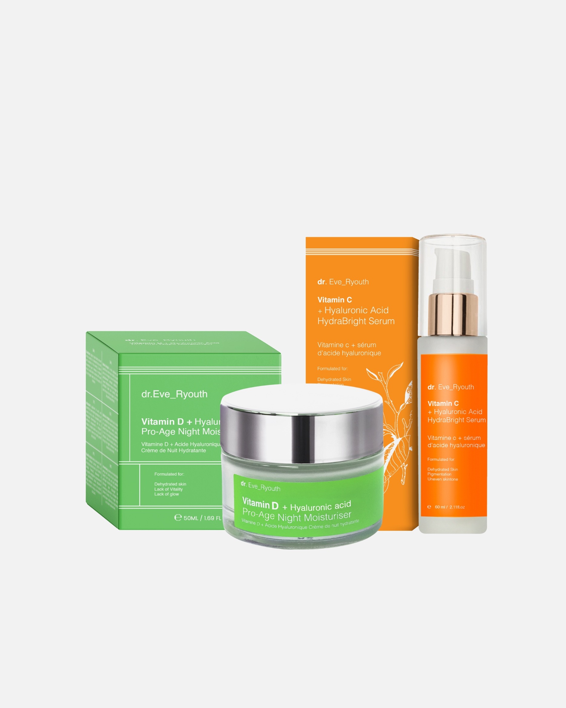 für Weiblich Dr. Eve_Ryouth Vitamin C + D Hydration Glow Set 1 Stück