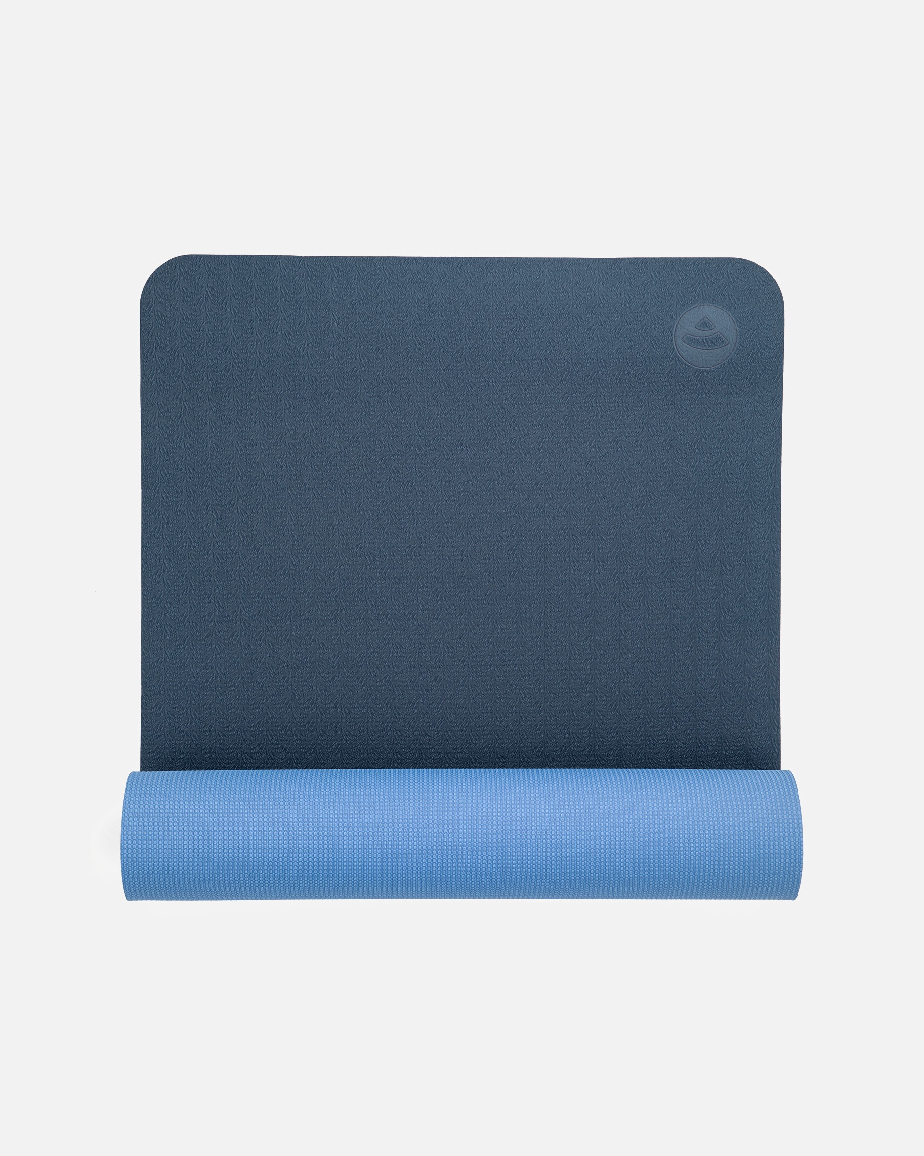 Yogazubehör für Unisex bodhi Yogamatte LOTUS PRO blau/hellblau