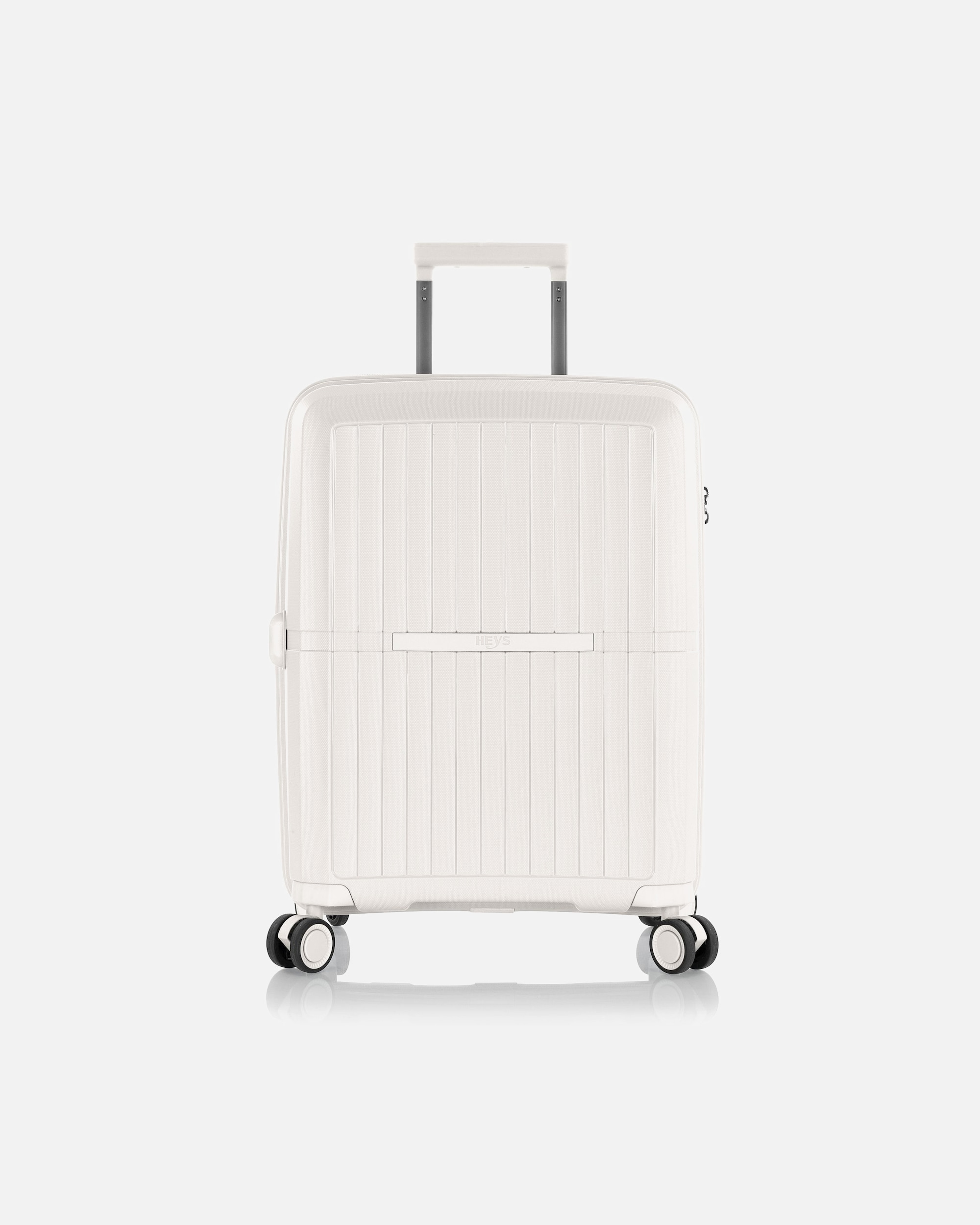 Handgepäckkoffer für Männlich Heys AirLite 4 Rollen Kabinentrolley S 53 cm mit Dehnfalte white