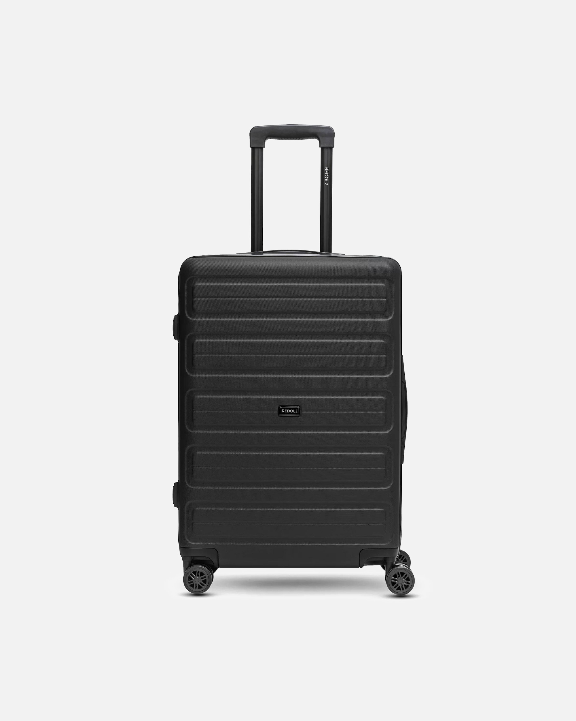 Koffer für Männlich Redolz Essentials 08 MEDIUM 4 Rollen Trolley 67 cm black 2