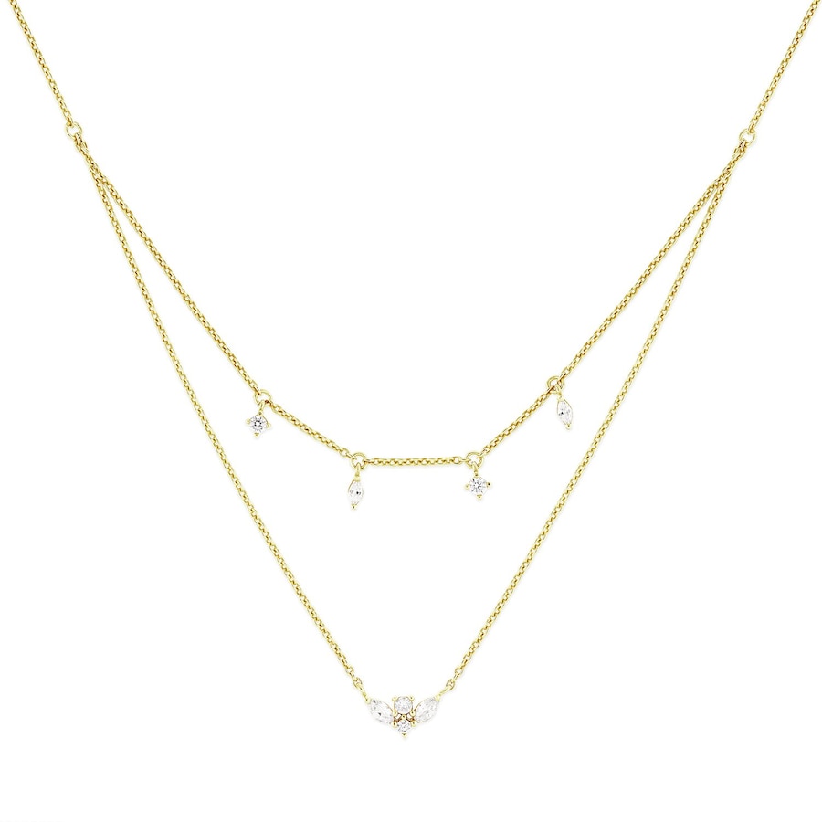 FAVS Kette 925er Silber One Size Damen
