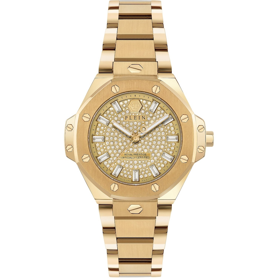 PHILIPP PLEIN Damenuhr Edelstahl gold Damen