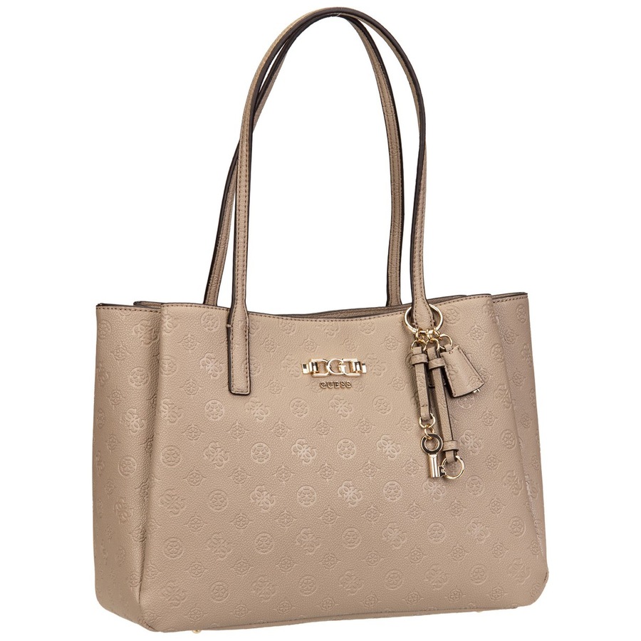 Guess Shopper Anise Multi Comp Tote Dark Oak Braun Damen
