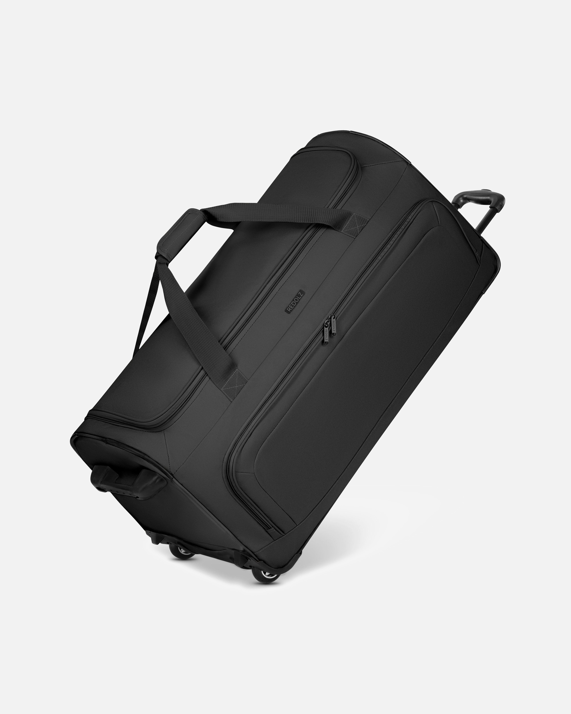 Tasche für Männlich Redolz Duffle Essentials 2-Rollen XL Reisetasche 81 cm Sondergröße black