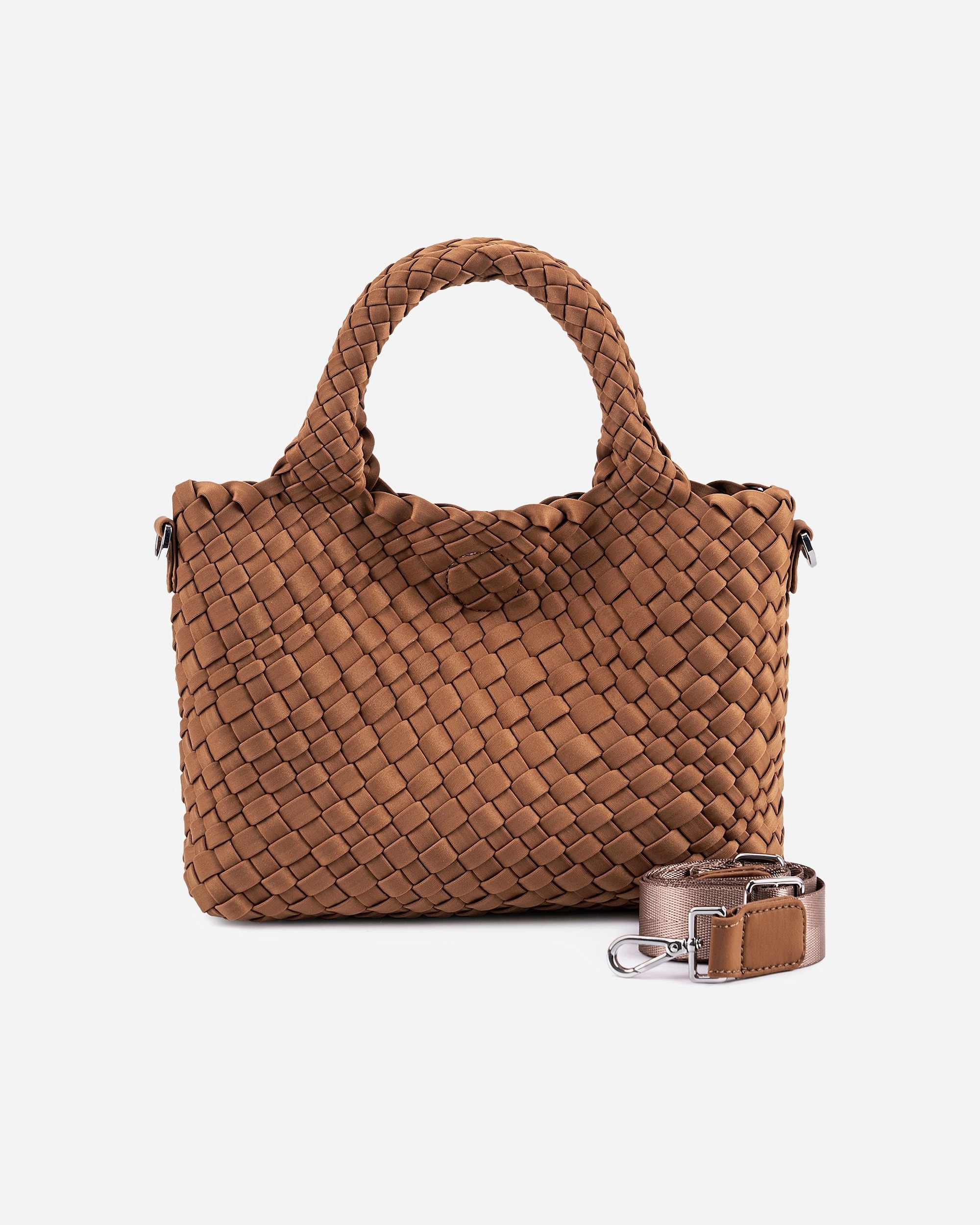 Clutch für Weiblich LES VISIONNAIRES Default Brand Line Elia Henkeltasche cognac