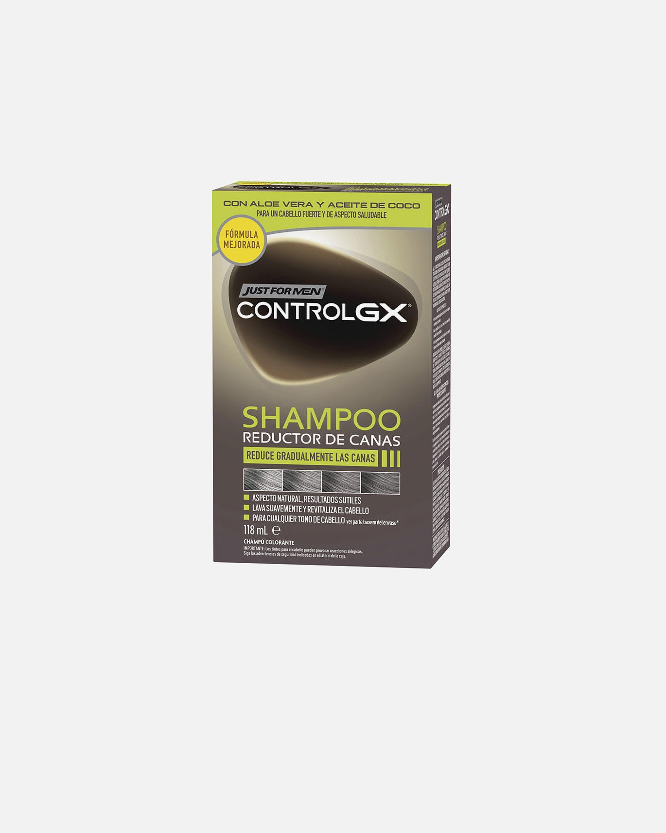 Shampoo für Männlich Just For Men CONTROLGX Grau reduzierendes Shampoo 118 ml