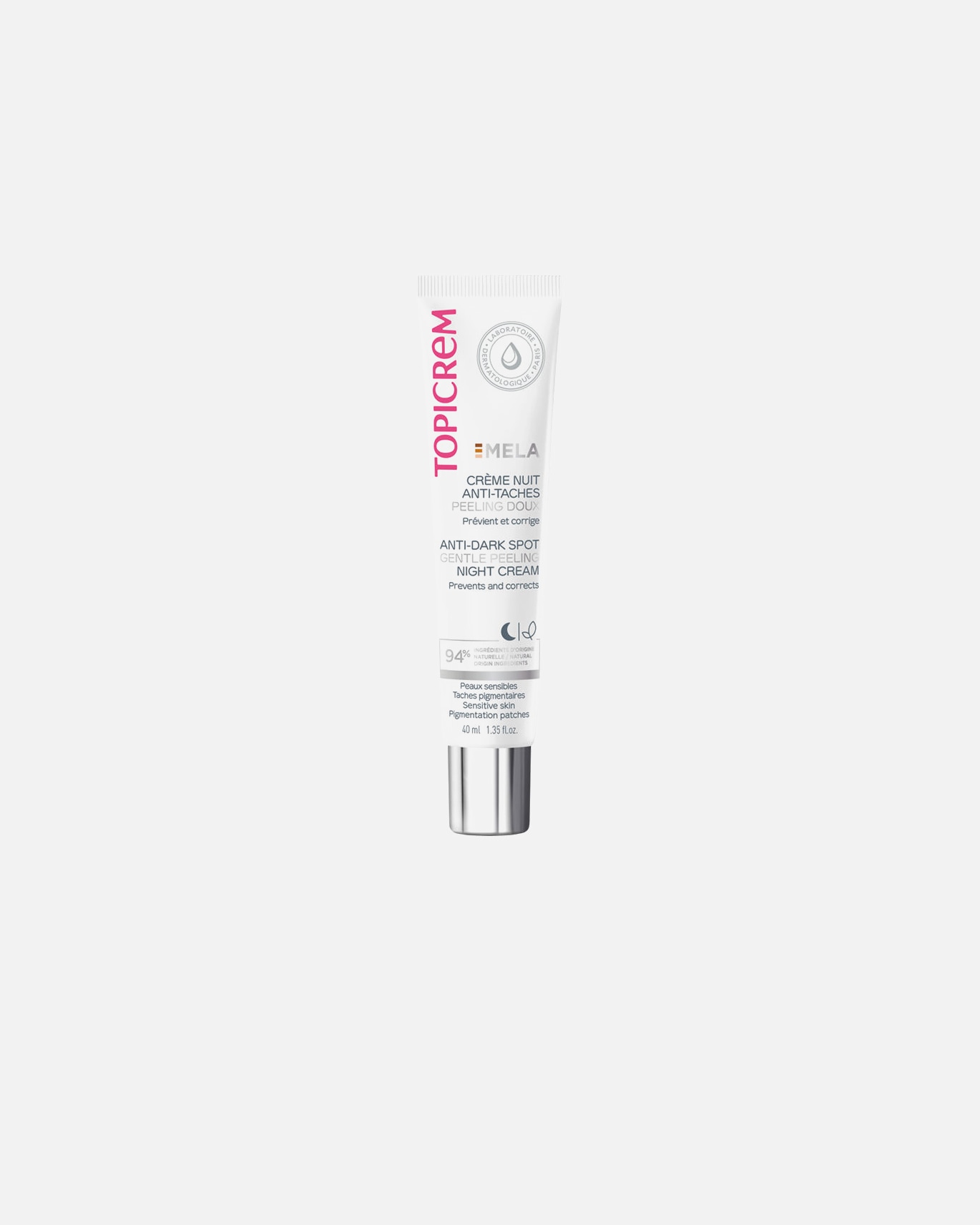 Nachtcreme für Unisex Topicrem MELA Anti-Flecken-Peeling-Nachtcreme 40 ml