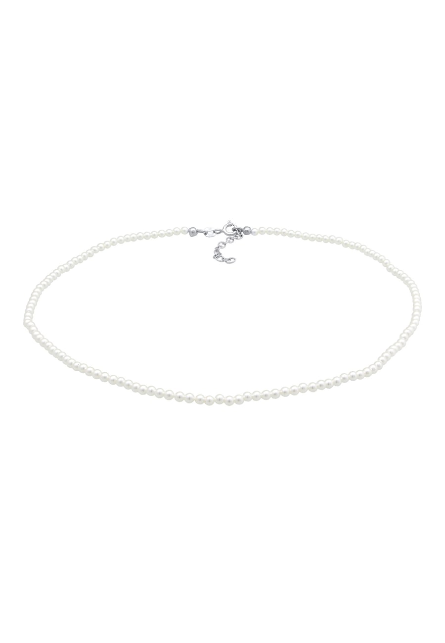 Elli Choker Muschelkernperlen 925 Silber silberfarben Damen