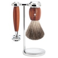 Mühle VIVO - 3-tlg. Rasierset Pflaumenholz Herren