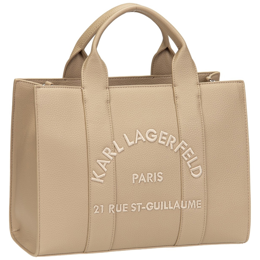 Karl Lagerfeld Handtasche K/RSG MD Square Tote Peb Emb Nougat Braun