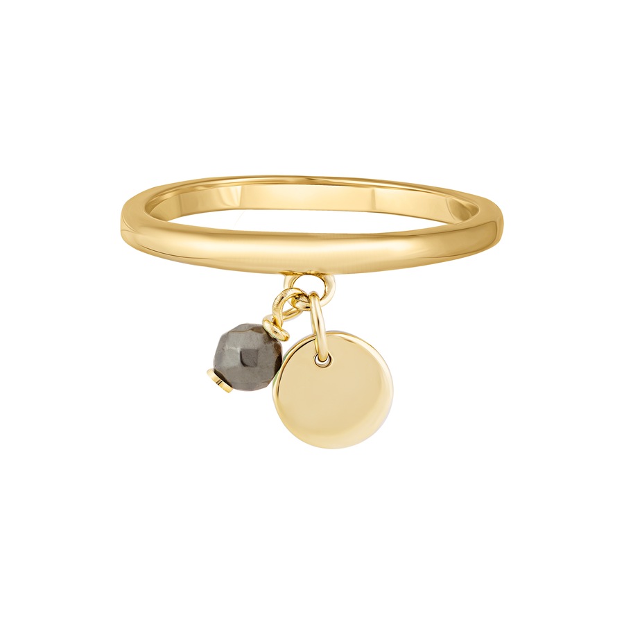 caï Ring 925/- Sterling Silber Hämatit 054 (17,2) Damen