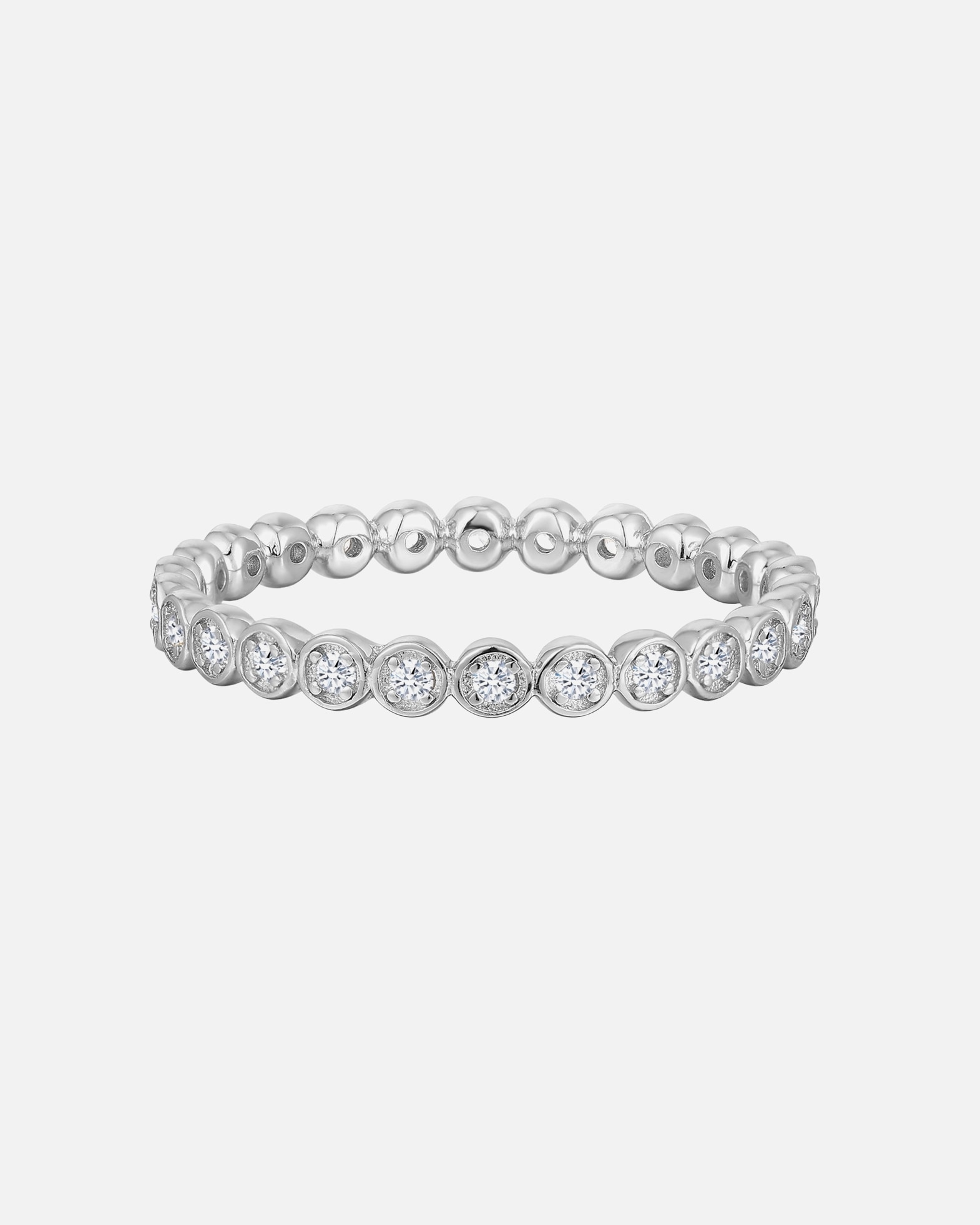 Ring für Weiblich Trilani Ring aus Sterling Silber in silber mit Zirkonia 50