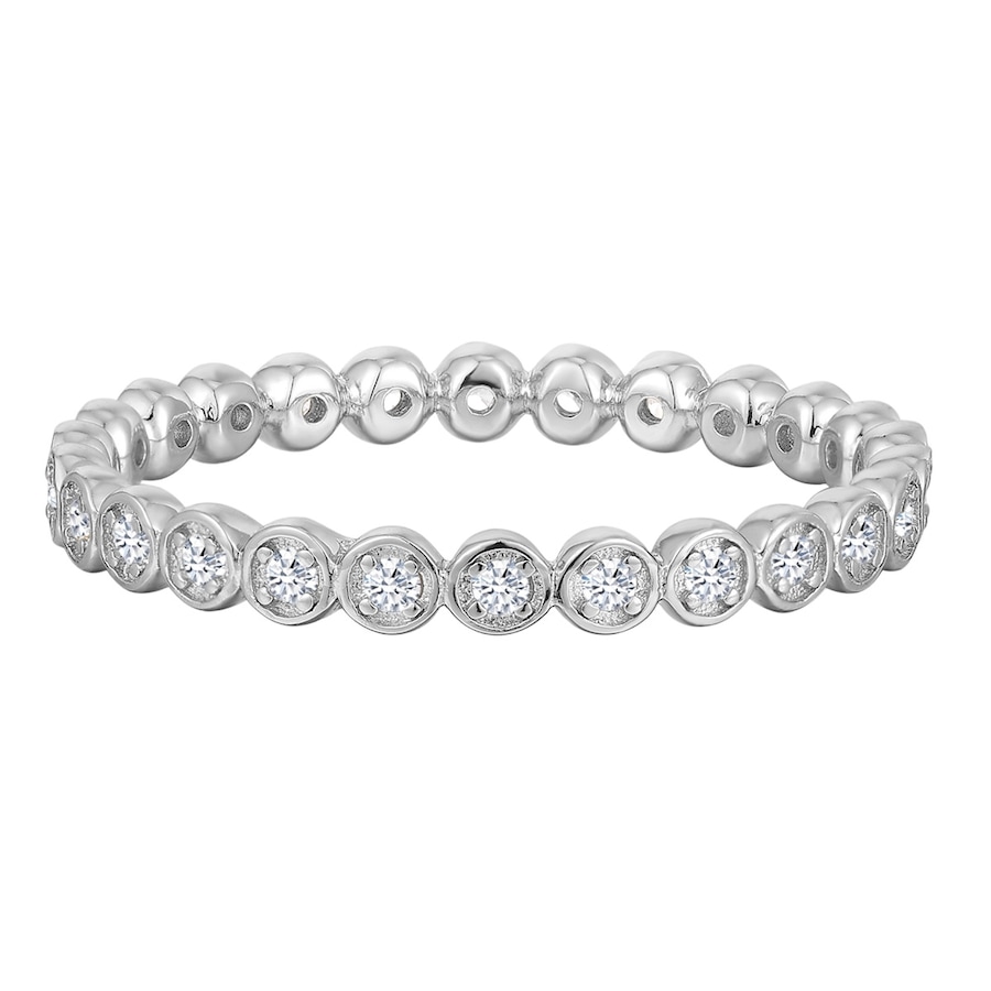 Trilani Ring aus Sterling Silber in silber mit Zirkonia 52 Damen